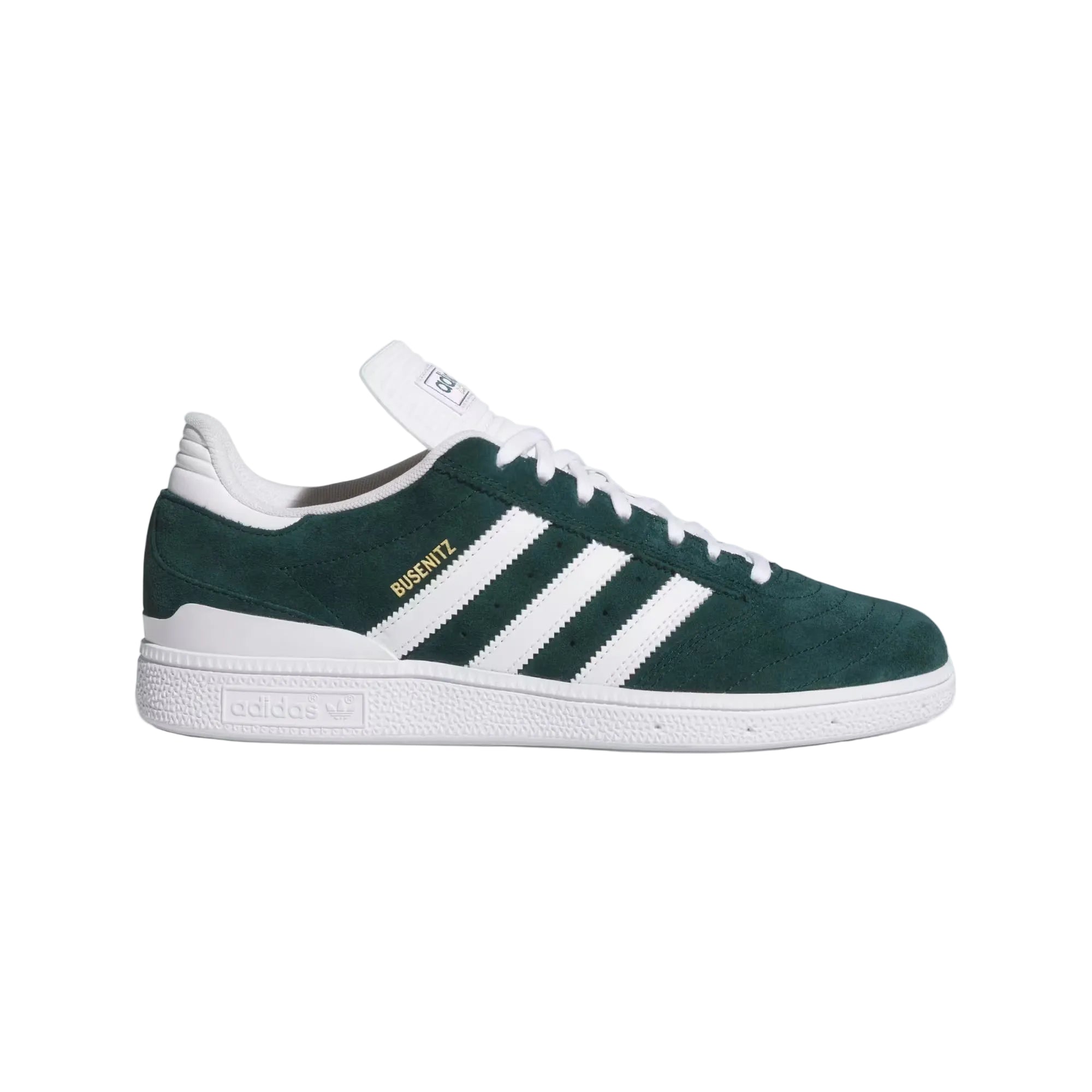 Adidas Skateboarding Busenitz Shoes - Aurora Ivy/Cloud White/Metallic Gold