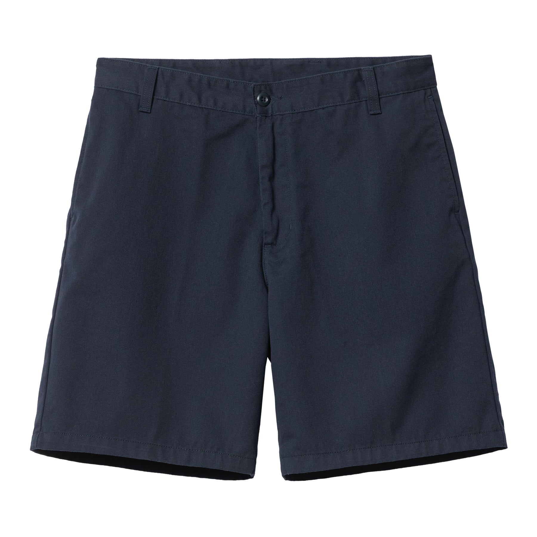 Dark blue Carhartt calder shorts. Free UK shipping on orders over £50.