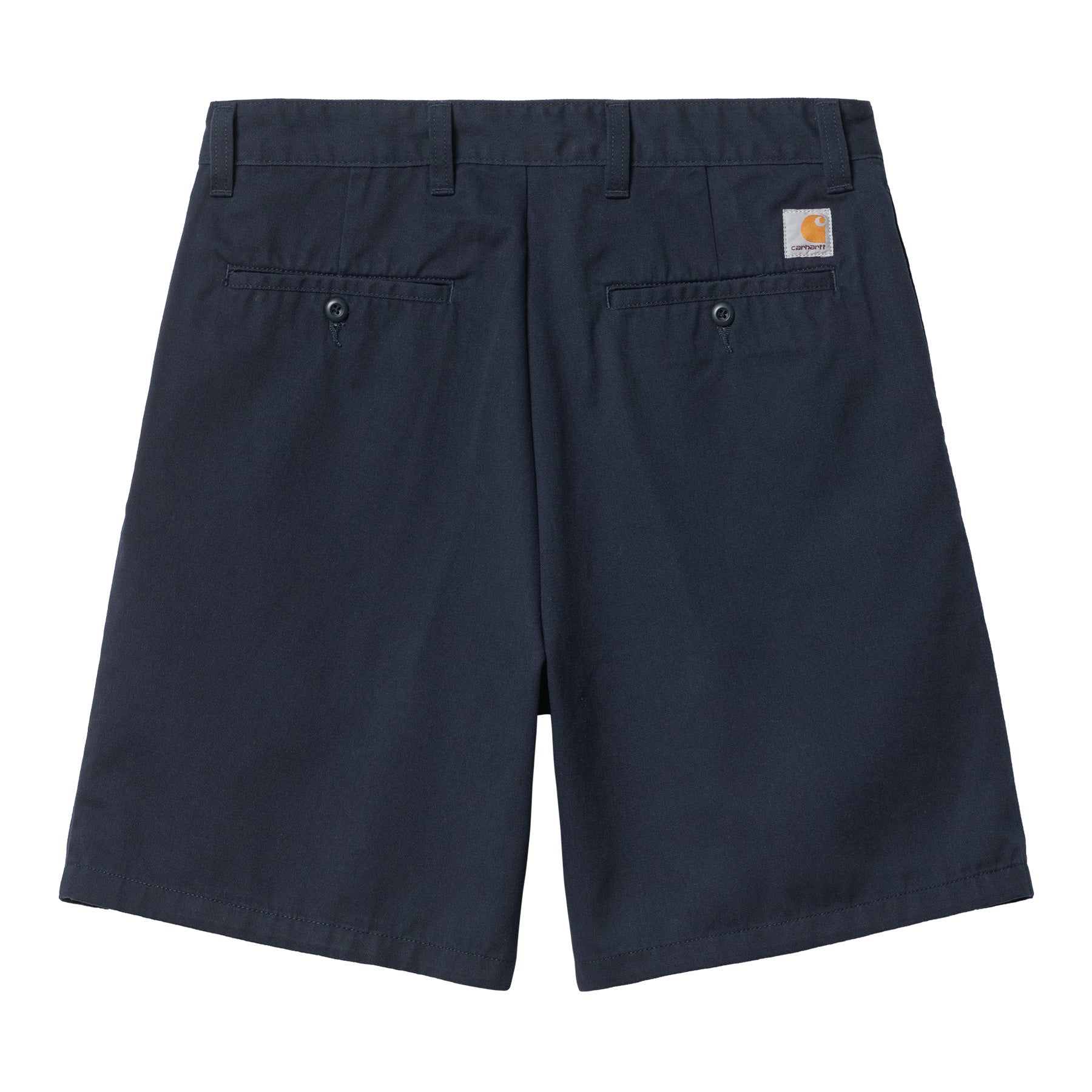 Dark blue Carhartt calder shorts. Free UK shipping on orders over £50.