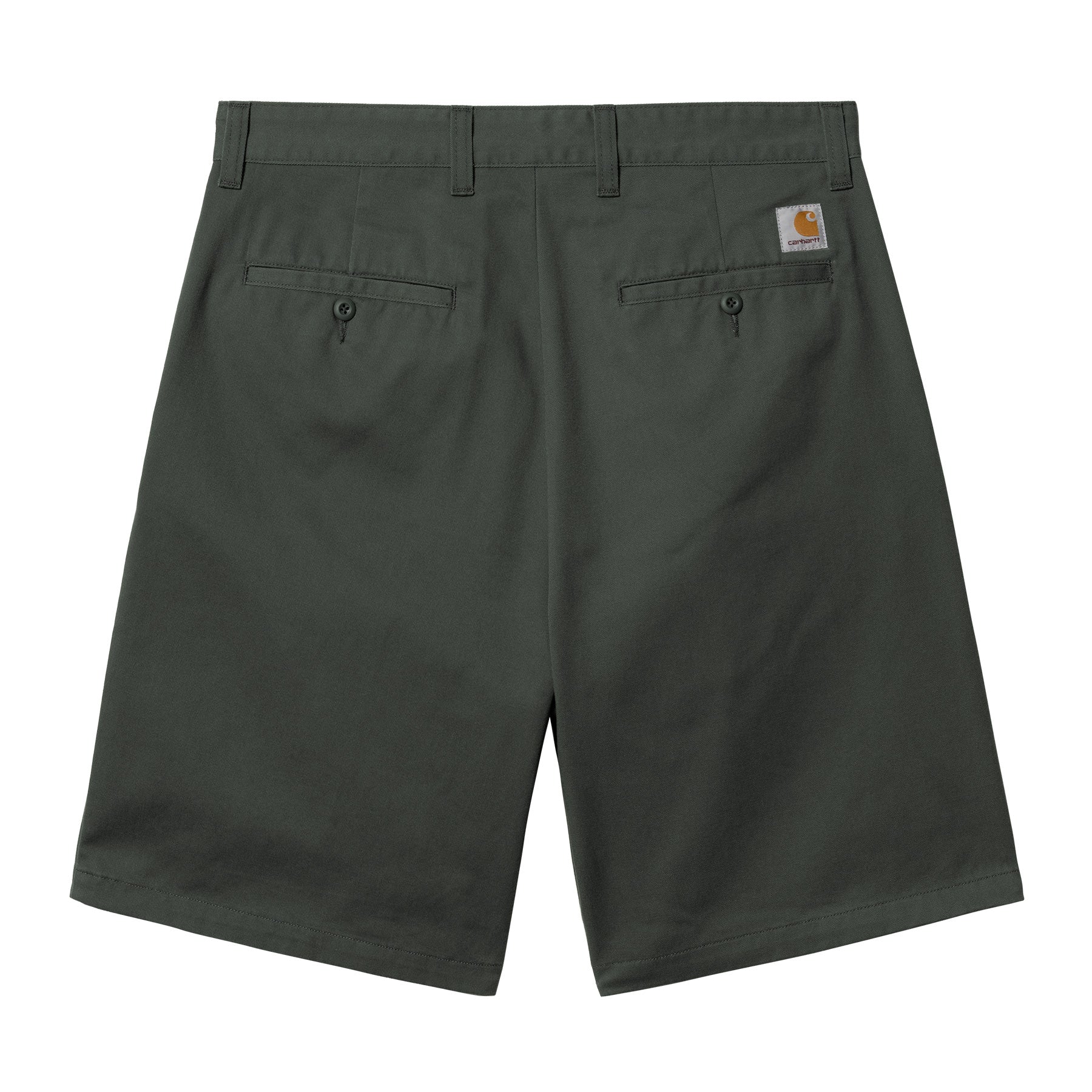 Dark green Carhartt calder shorts. Free UK shipping on orders over £50.