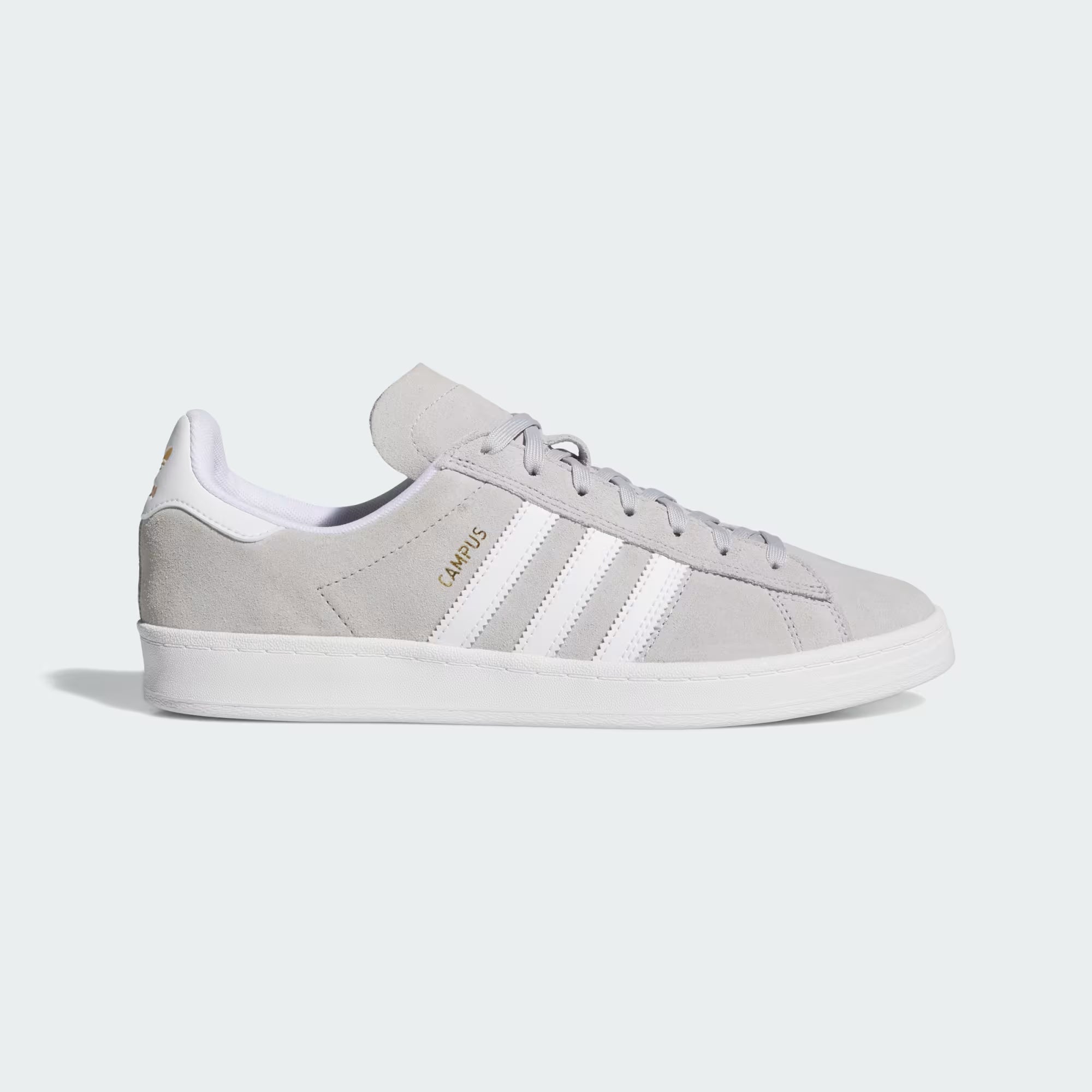 Adidas Campus ADV Shoes - Grey Two/Cloud White/Metallic Gold