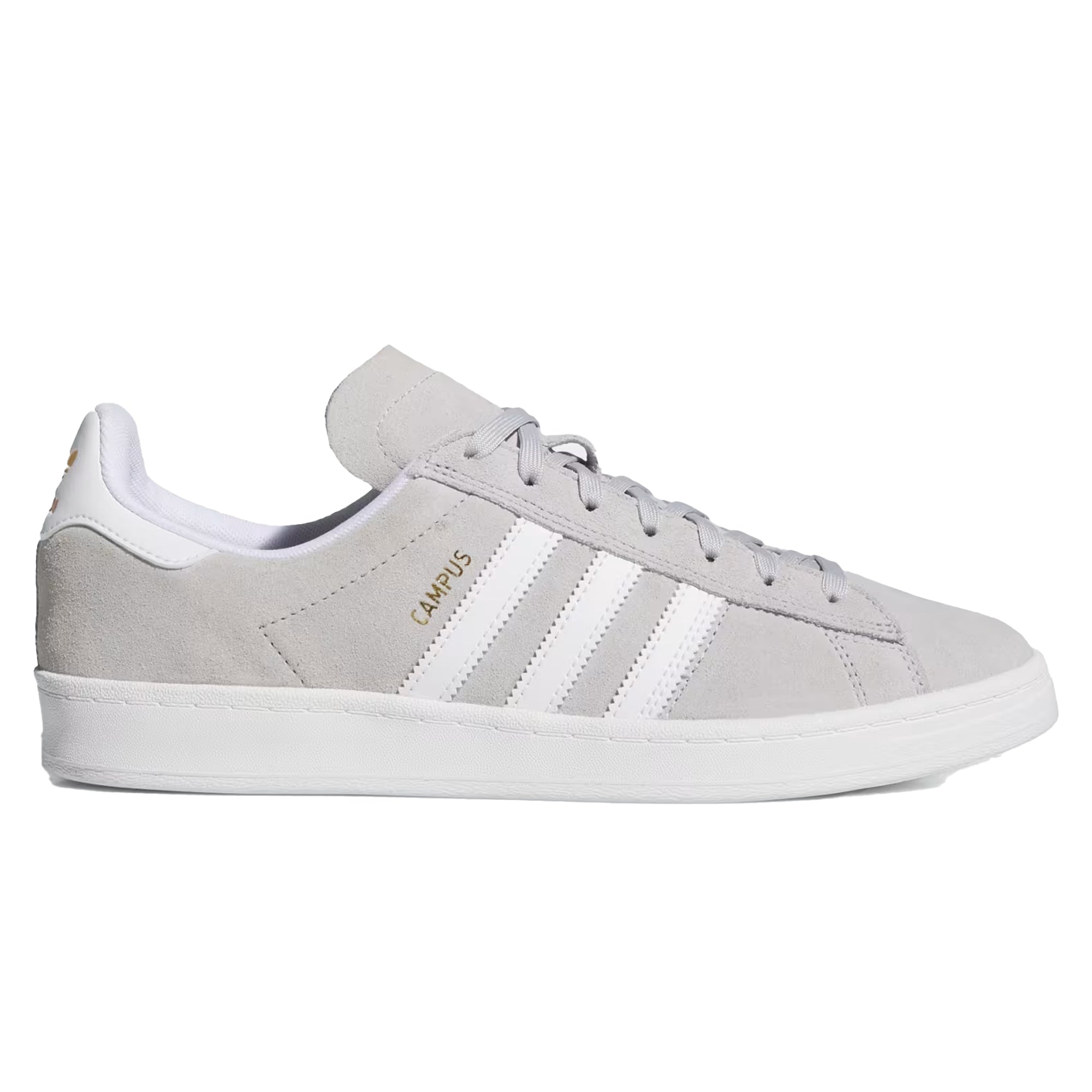 Adidas Campus ADV Shoes - Grey Two/Cloud White/Metallic Gold