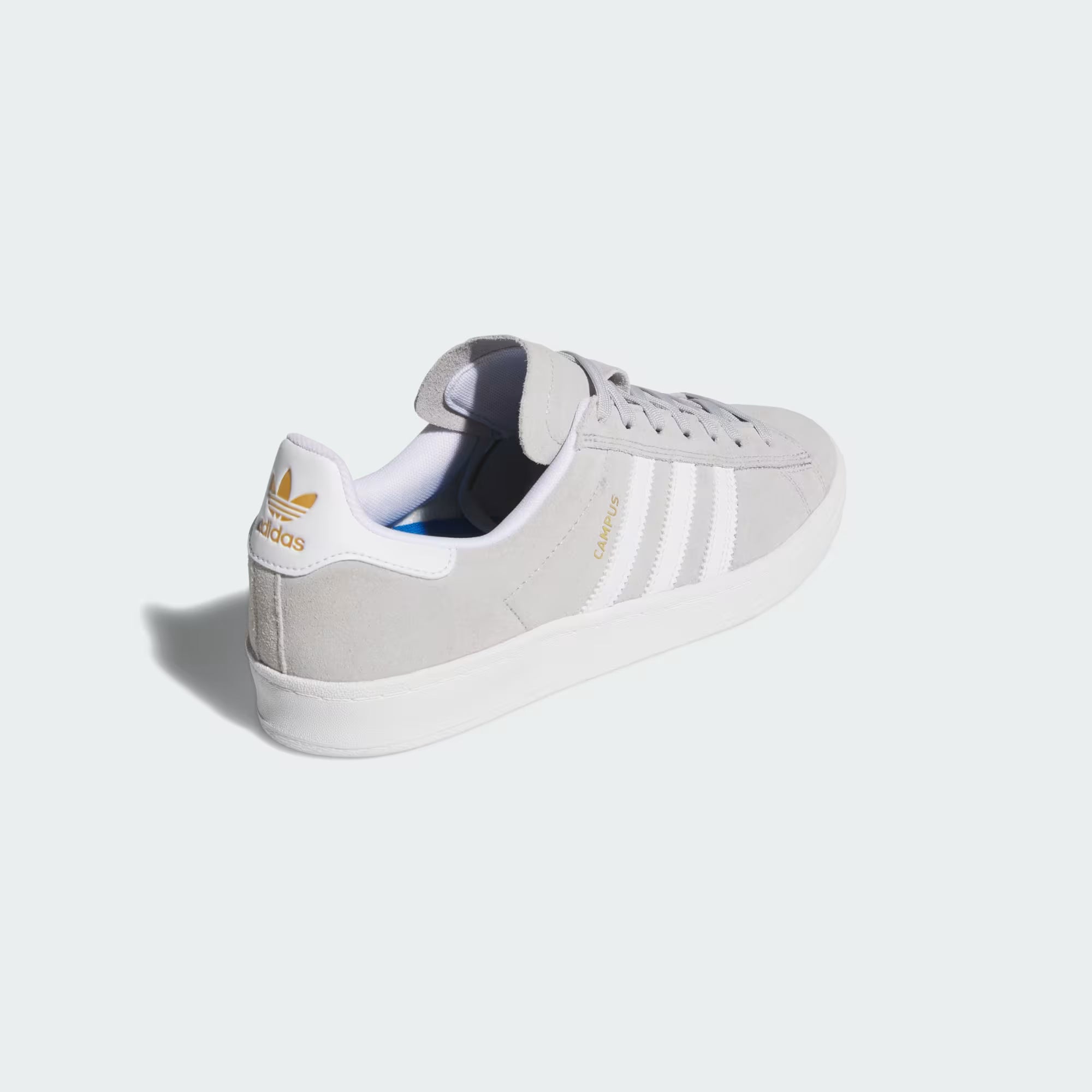 Adidas Campus ADV Shoes - Grey Two/Cloud White/Metallic Gold