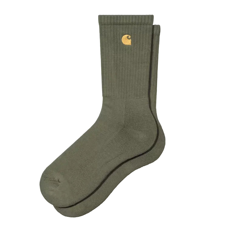 Carhartt WIP Chase Socks - Leaf/Gold