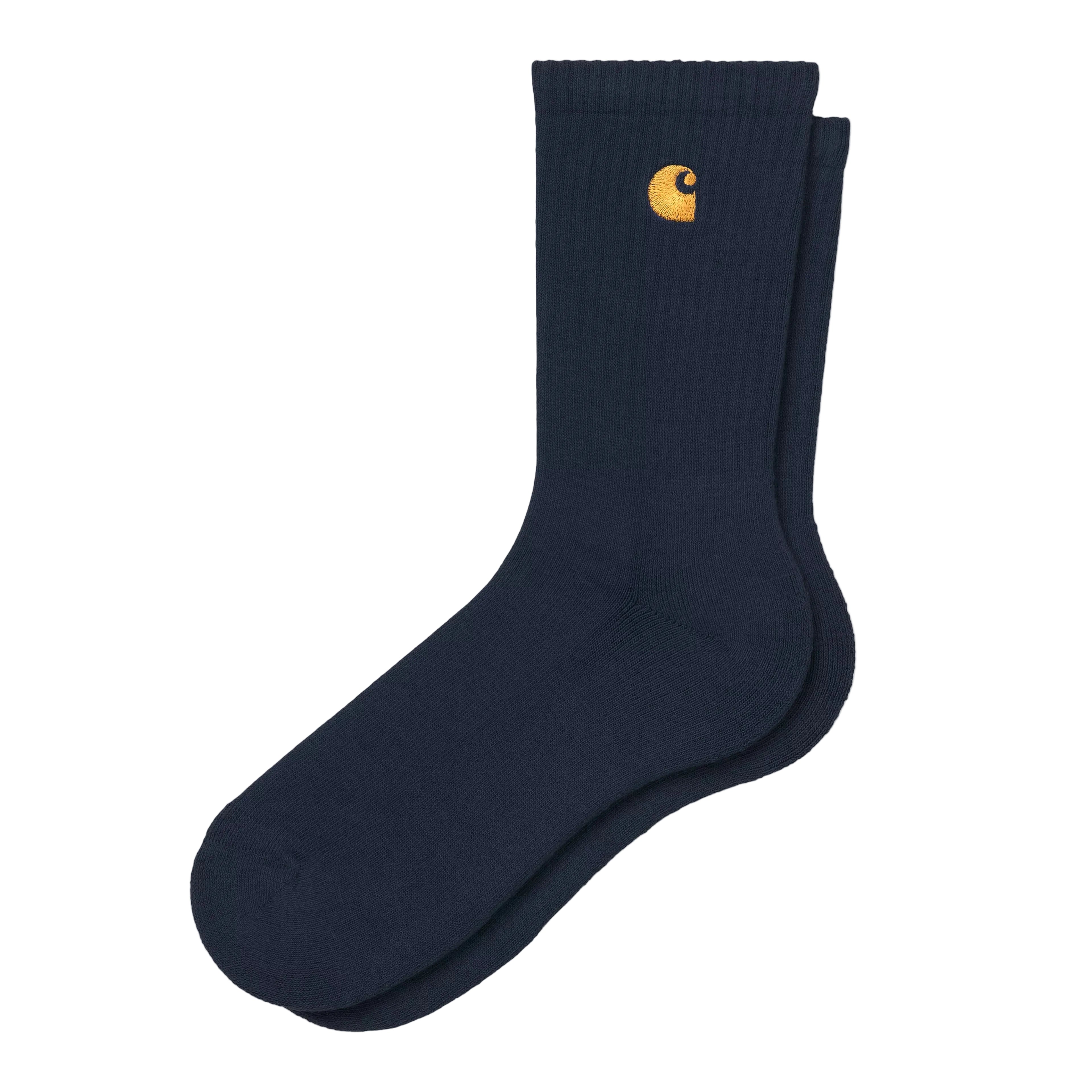 Carhartt WIP Chase Socks - Dark Navy/Gold