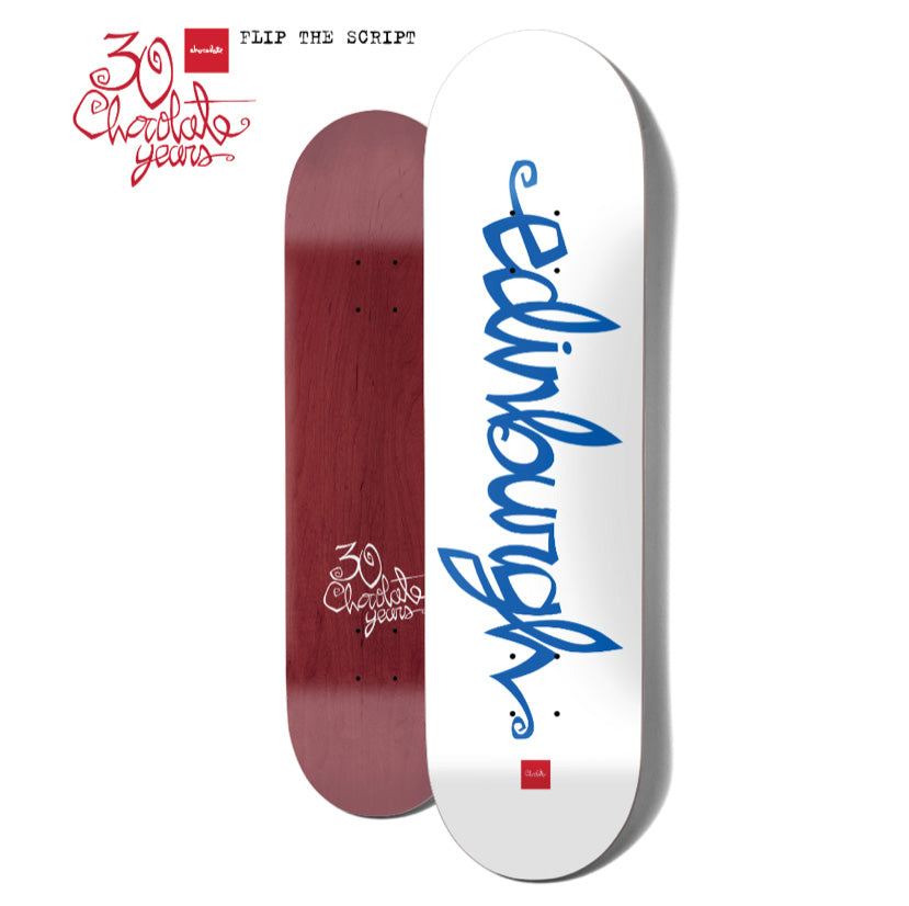 Chocolate Flip The Script Twin Tip Edinburgh Deck - 8.5"