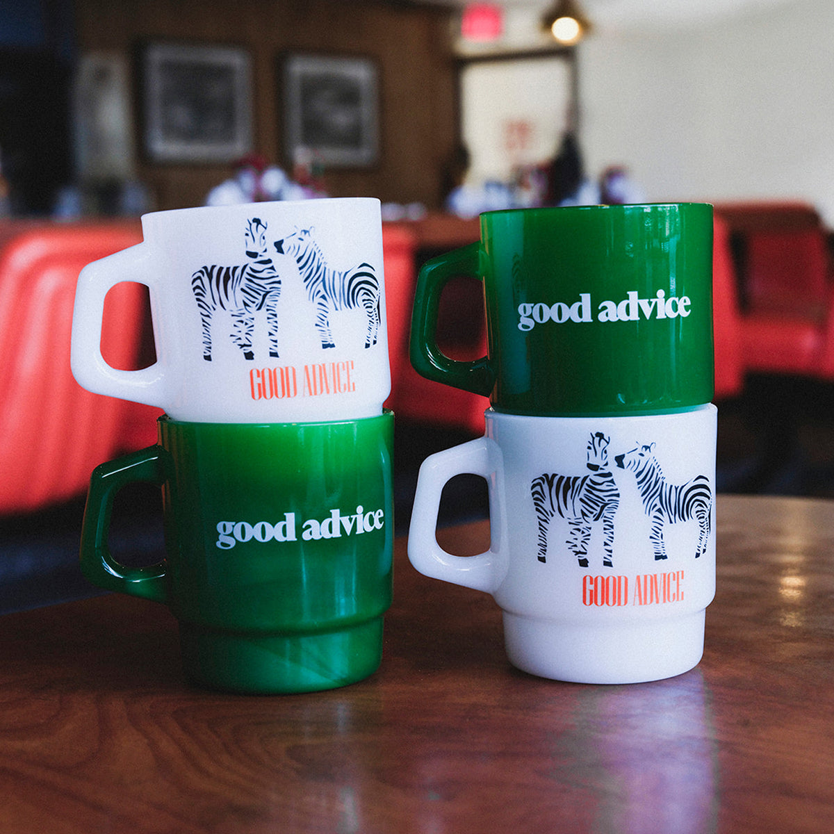 Good Advice Logo Coffee Mug - Green