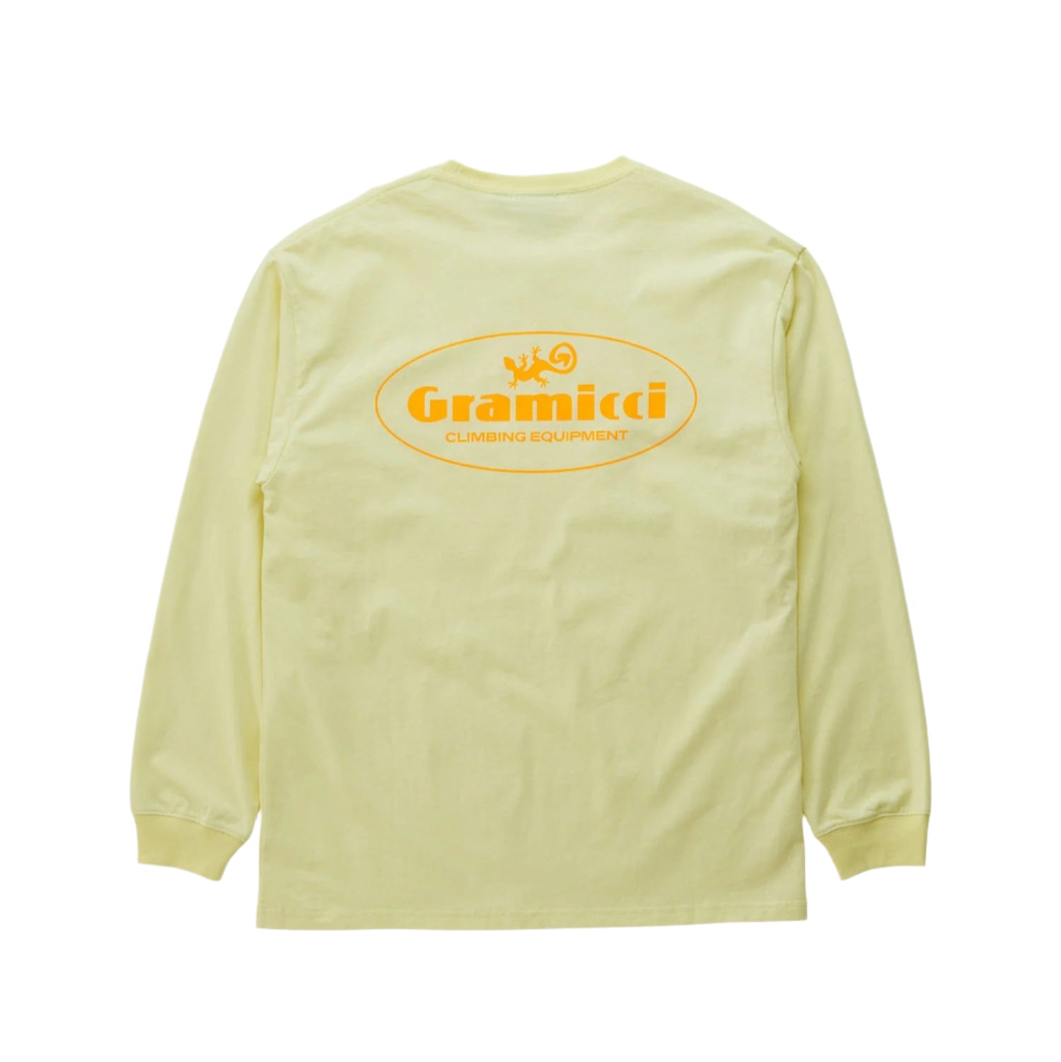 Gramicci Climbing Equipment Long Sleeve T-shirt - Lemon