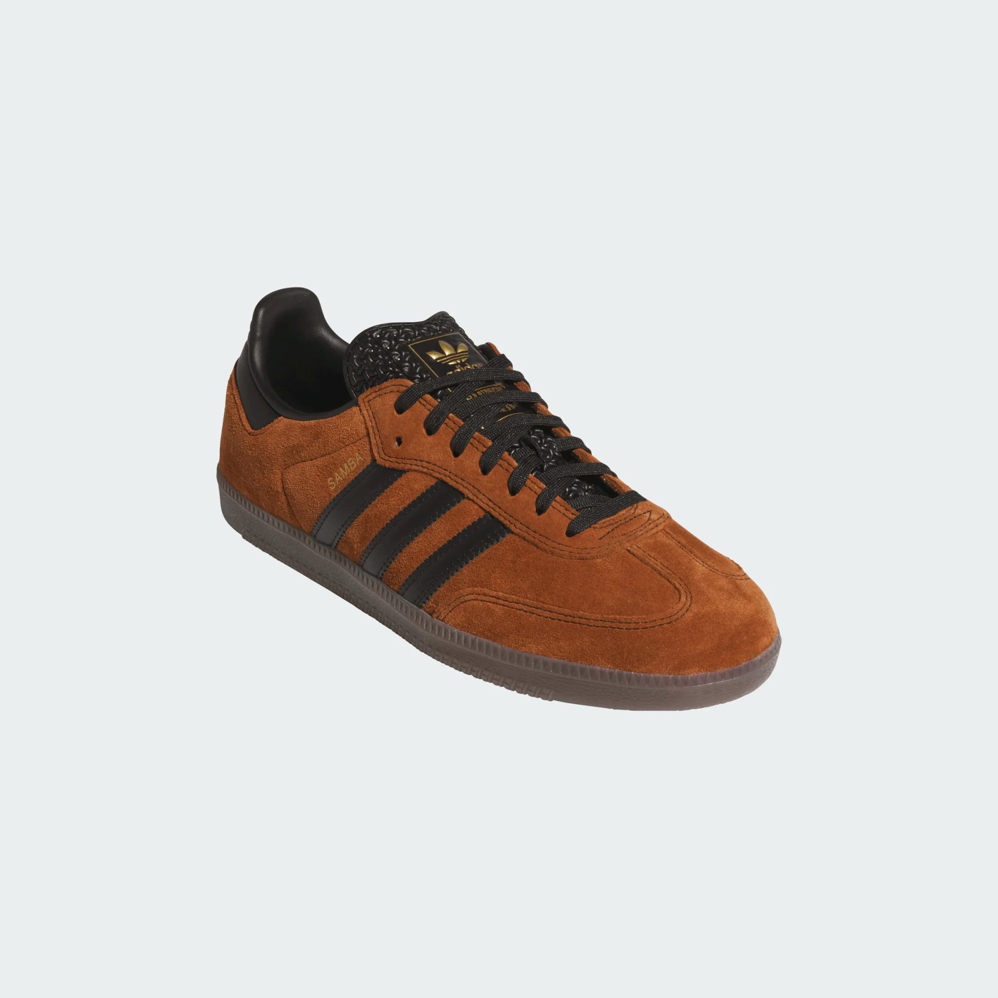Adidas Skateboarding Samba ADV Shoes - Dusky Bronze/Core Black/Gum