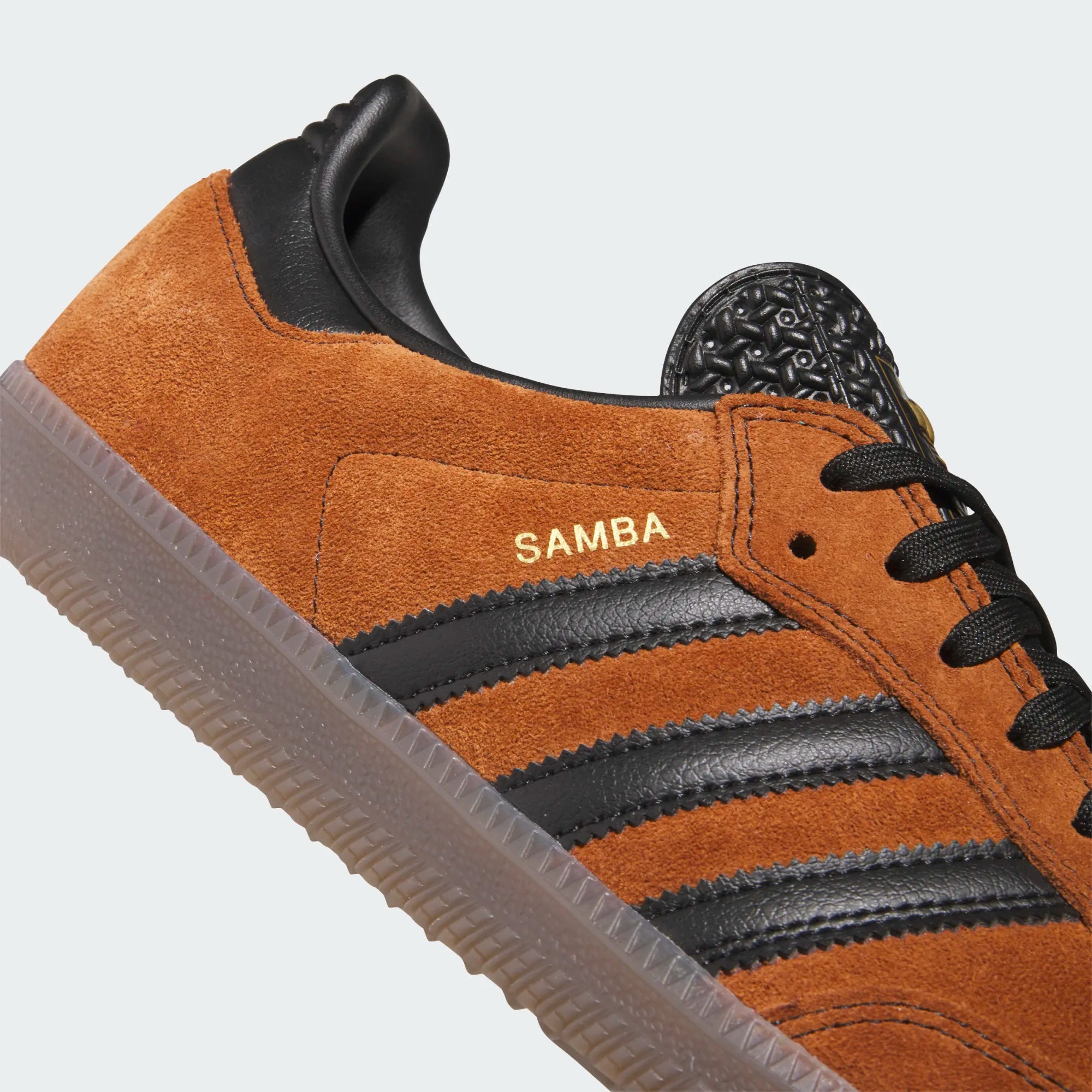 Adidas Skateboarding Samba ADV Shoes - Dusky Bronze/Core Black/Gum