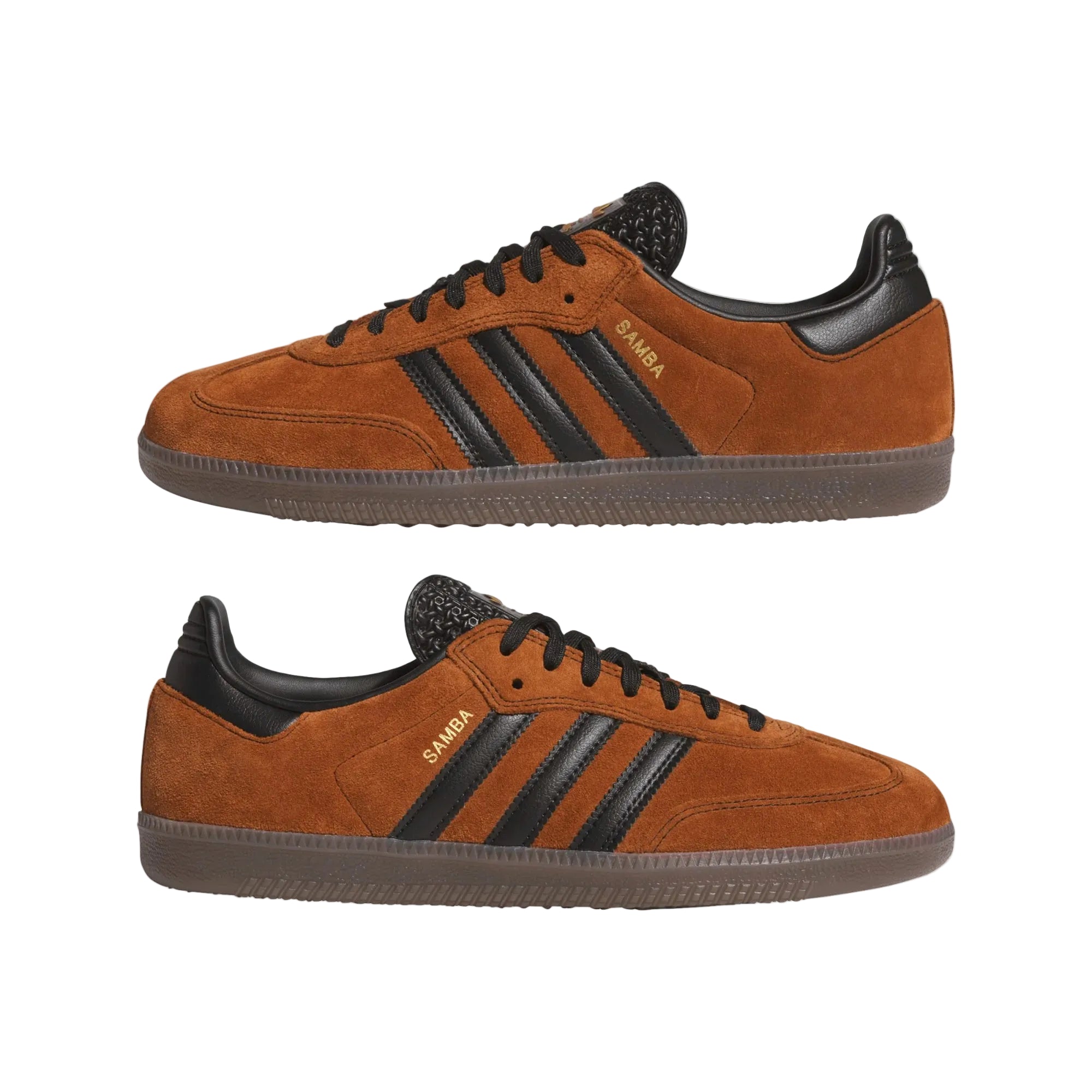 Adidas Skateboarding Samba ADV Shoes - Dusky Bronze/Core Black/Gum