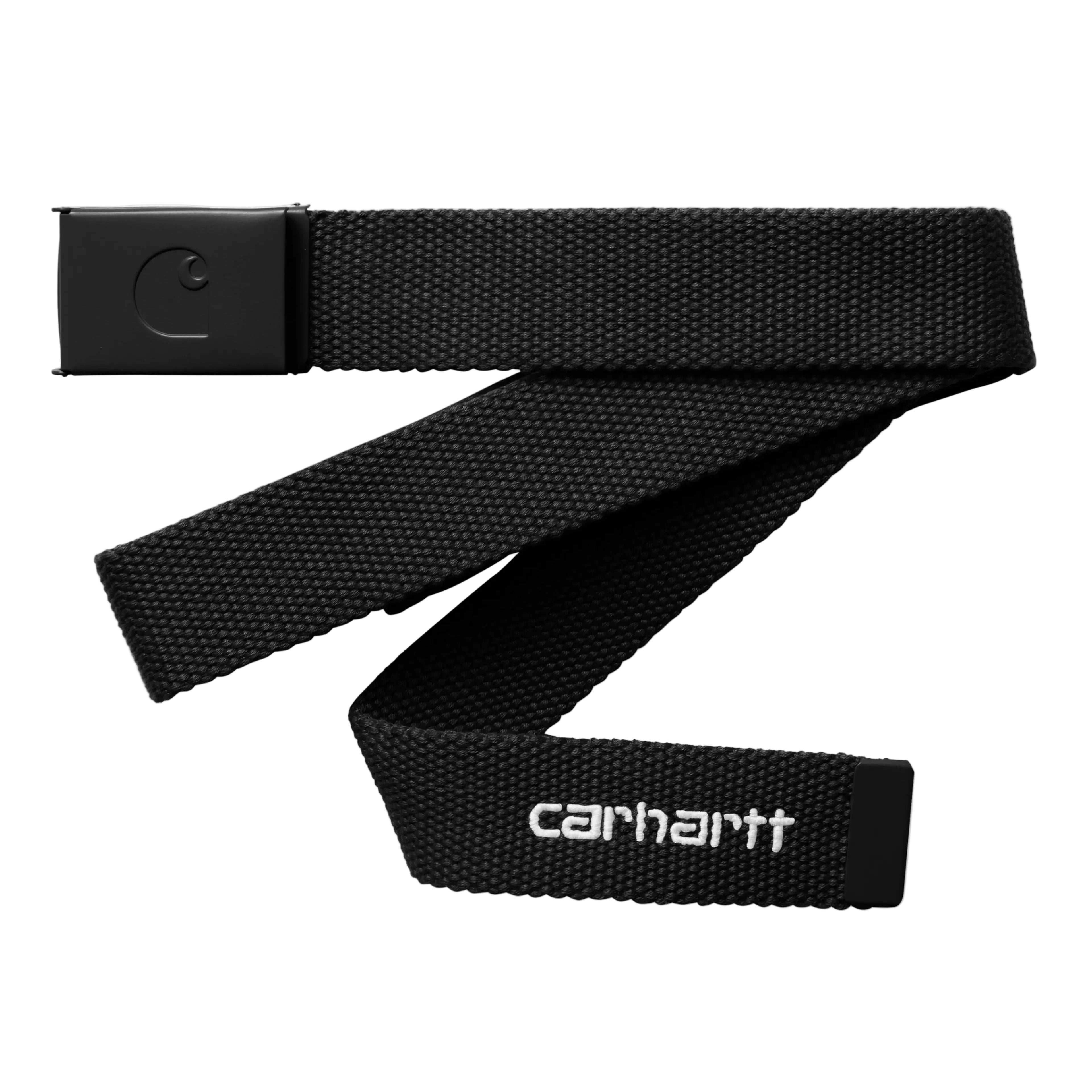 Carhartt C-Logo Tonal Belt - Black/White