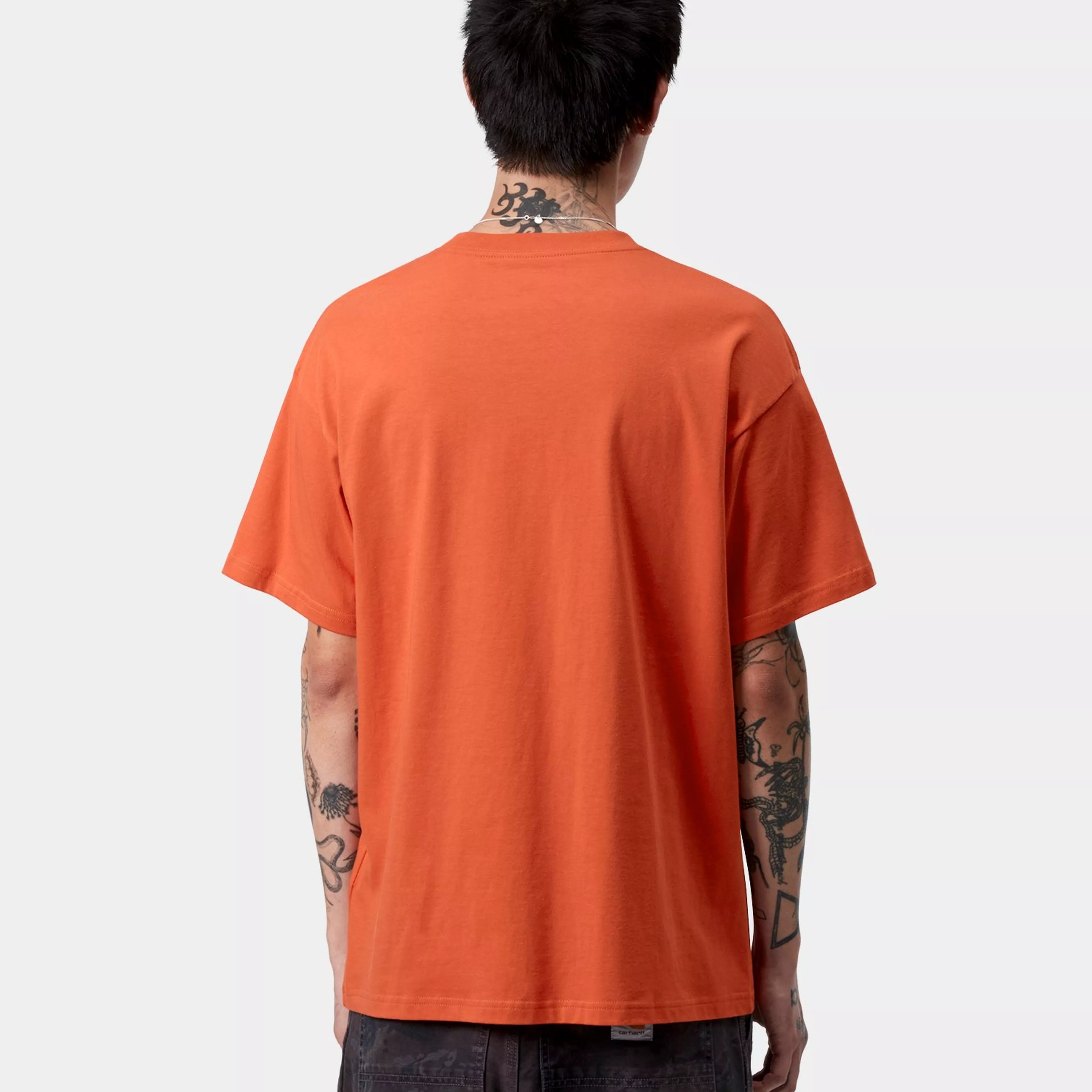 Carhartt WIP S/S Theory & Practice T-Shirt - Persimmon