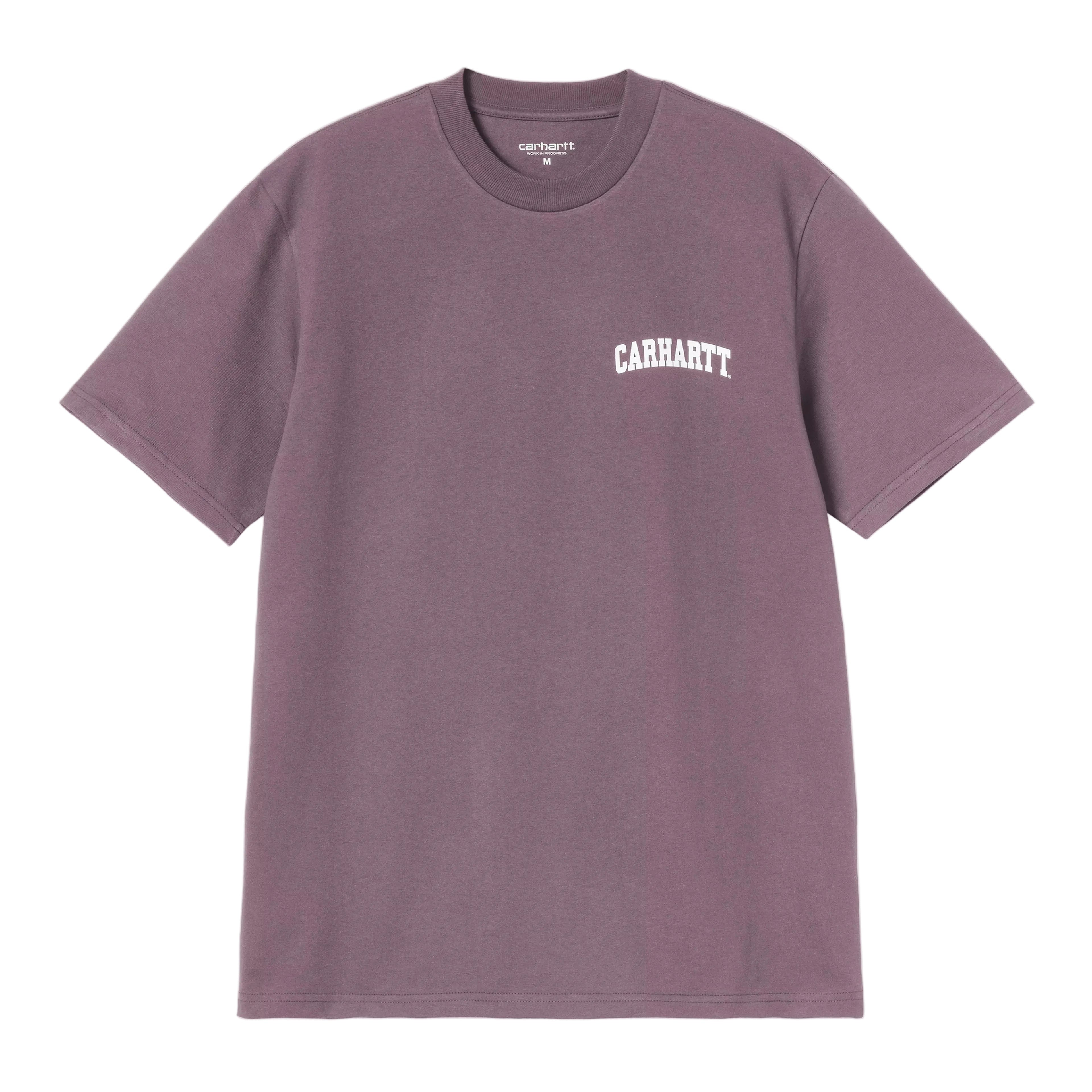 Carhartt WIP S/S University Script T-Shirt - Phlox/White