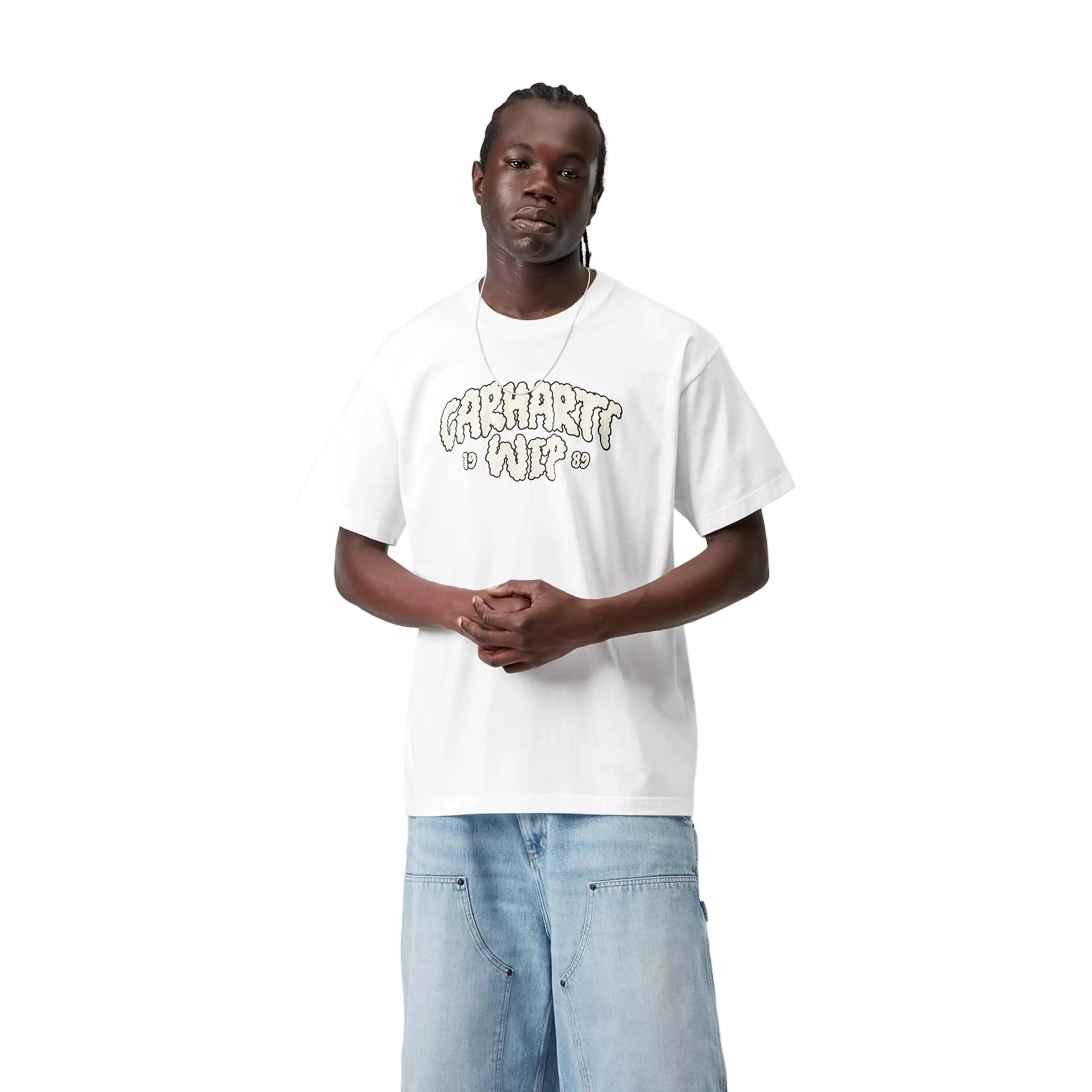 Carhartt WIP Cloud Script S/S T-shirt - White