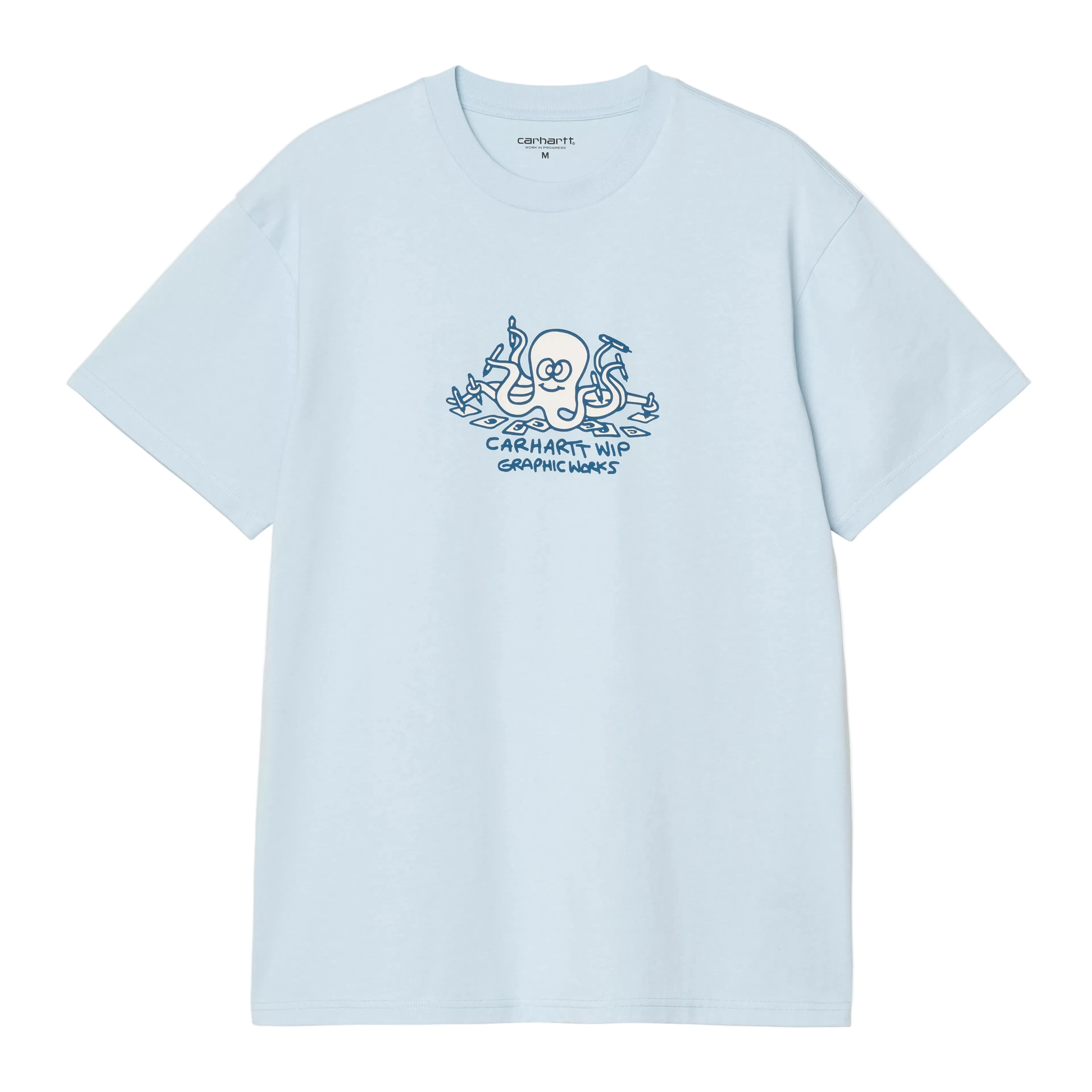 Carhartt WIP S/S Ink Lab T-Shirt - Icaria Blue