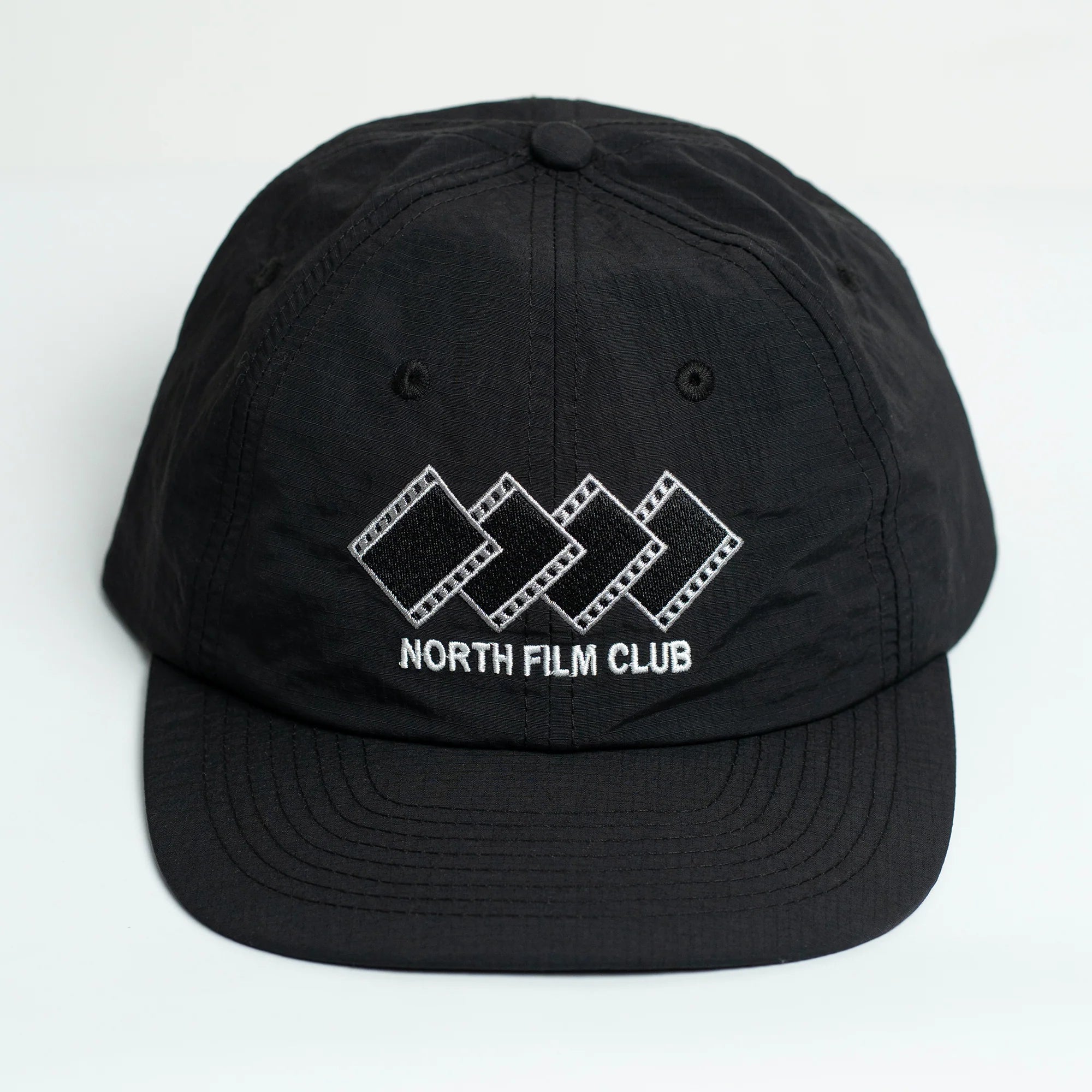 North Film Club Cap - Black Ripstop