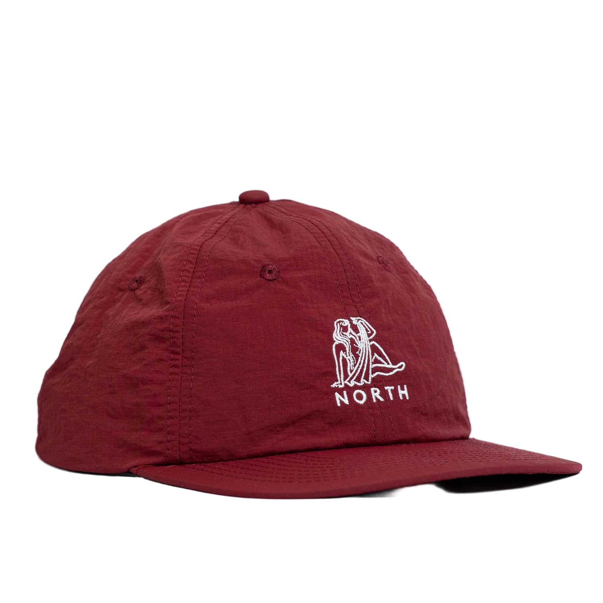North Zodiac Cap - Burgundy Ripstop
