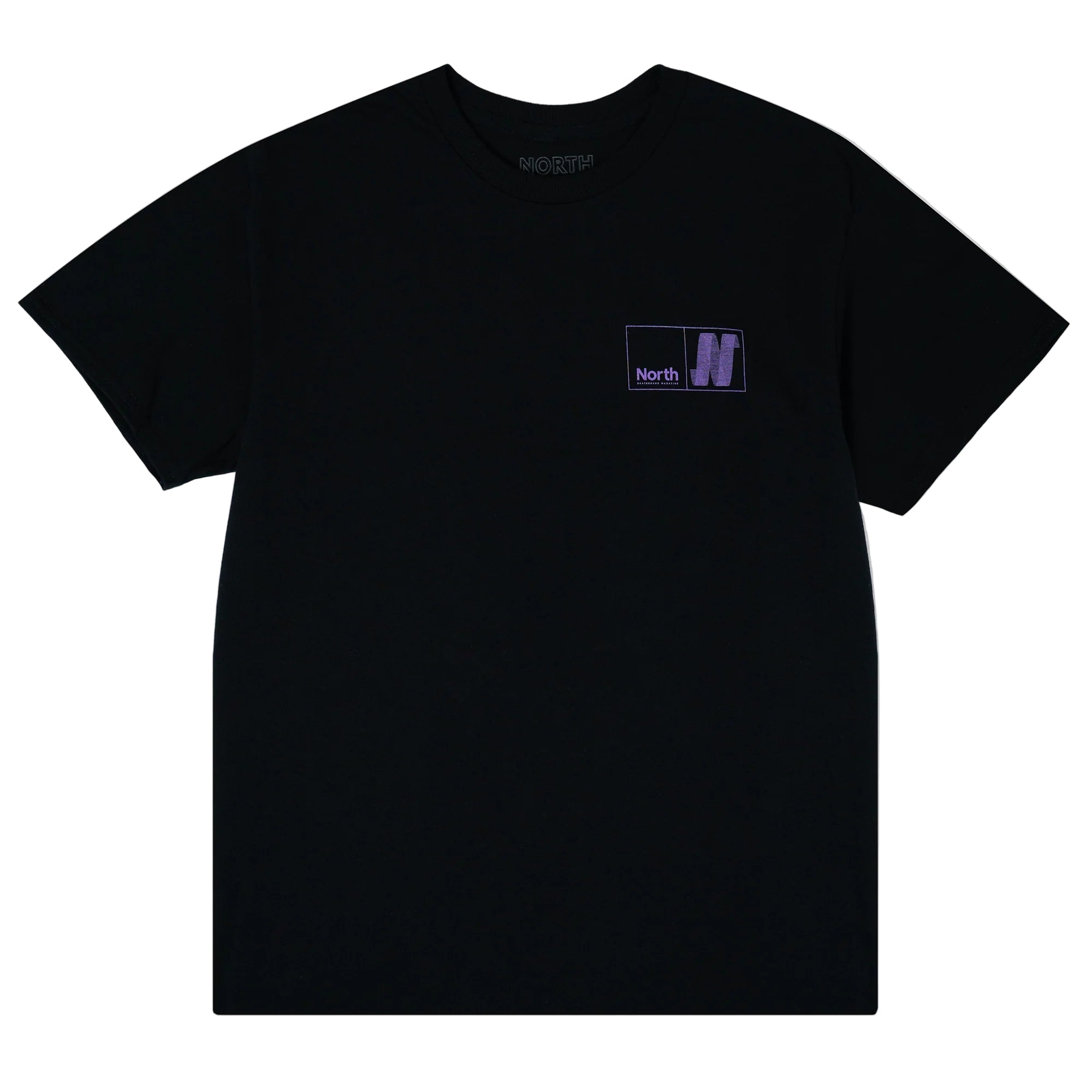 North N Logo T-shirt - Black/Grape