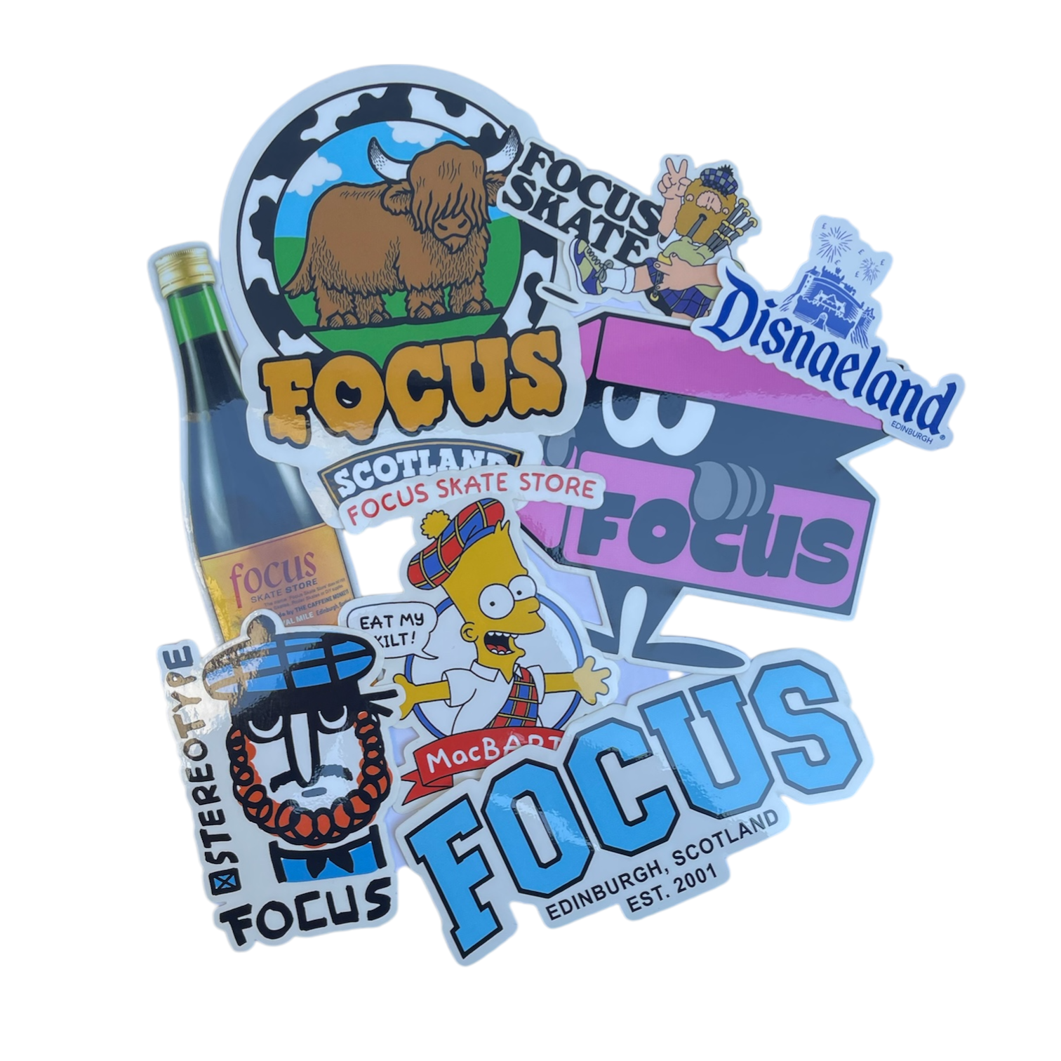 Focus Summer 2025 Sticker Pack x 8