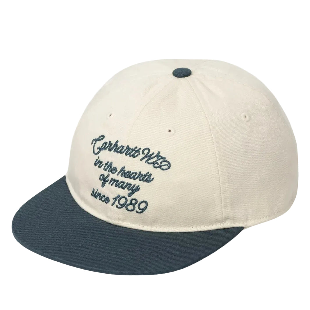 Carhartt WIP Alston Cap - Natural/Deep Lagoon