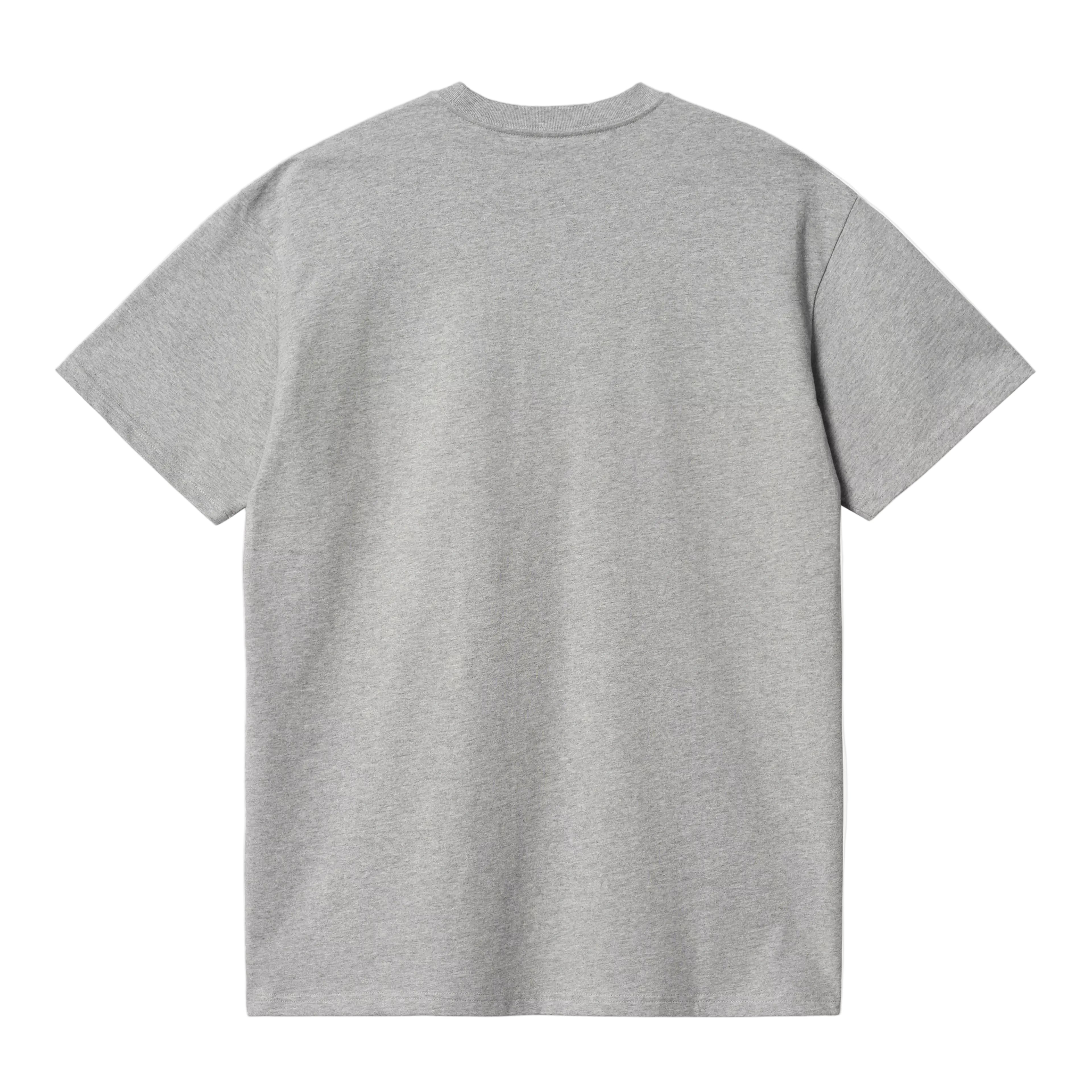 Carhartt WIP S/S Chase T-shirt - Grey Heather/Gold