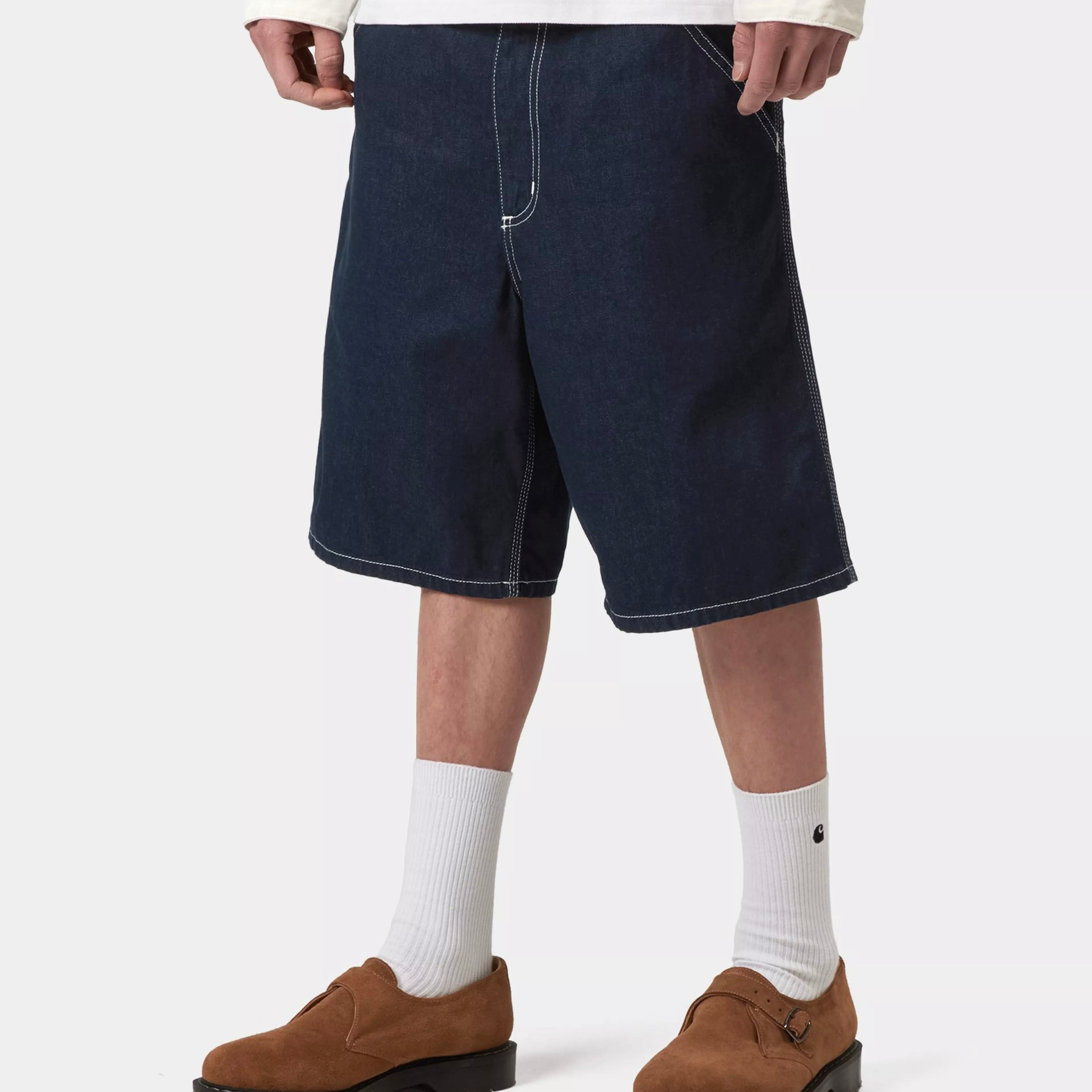Carhartt WIP Simple Shorts - Blue One Wash