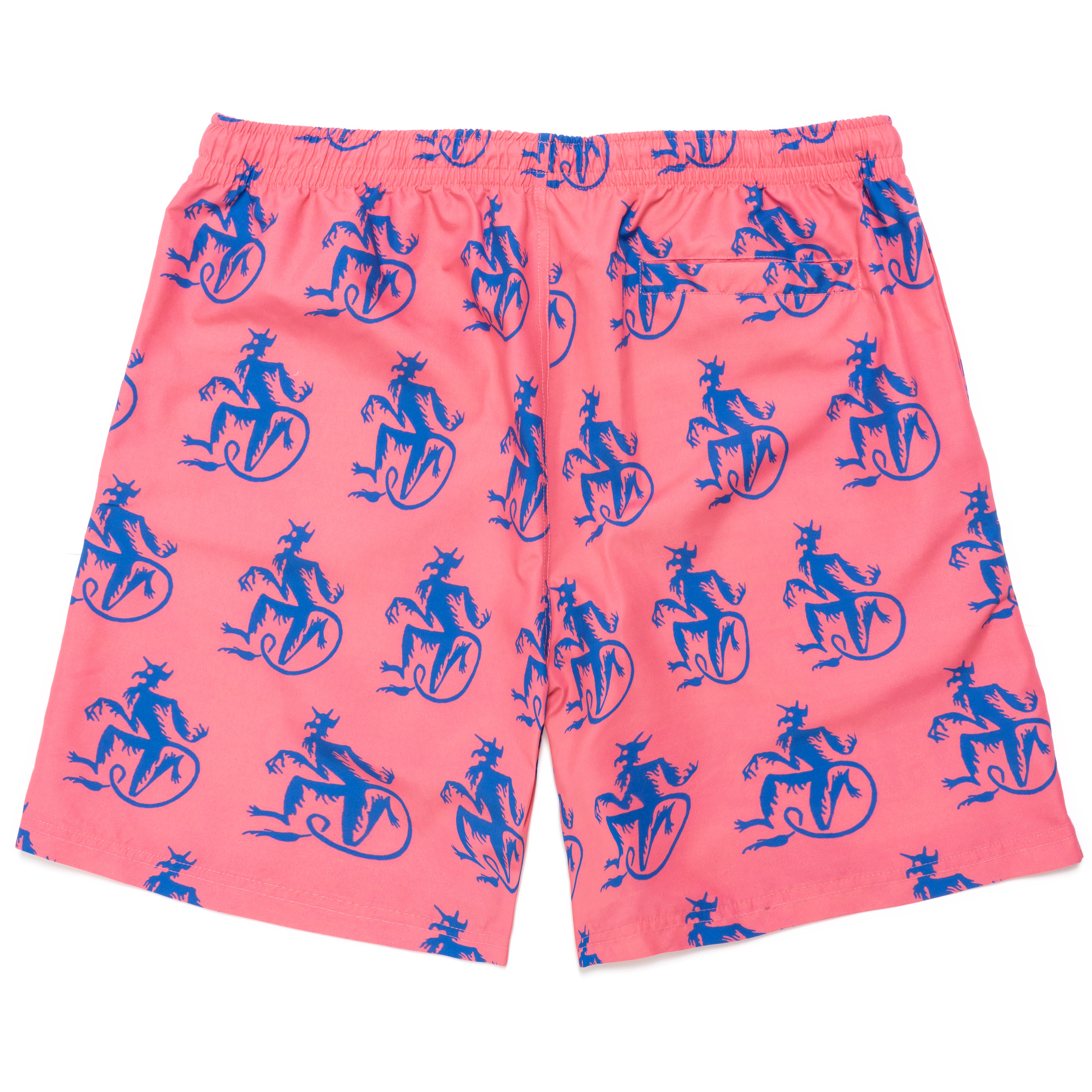 Civilist Krampus Shorts - Coral