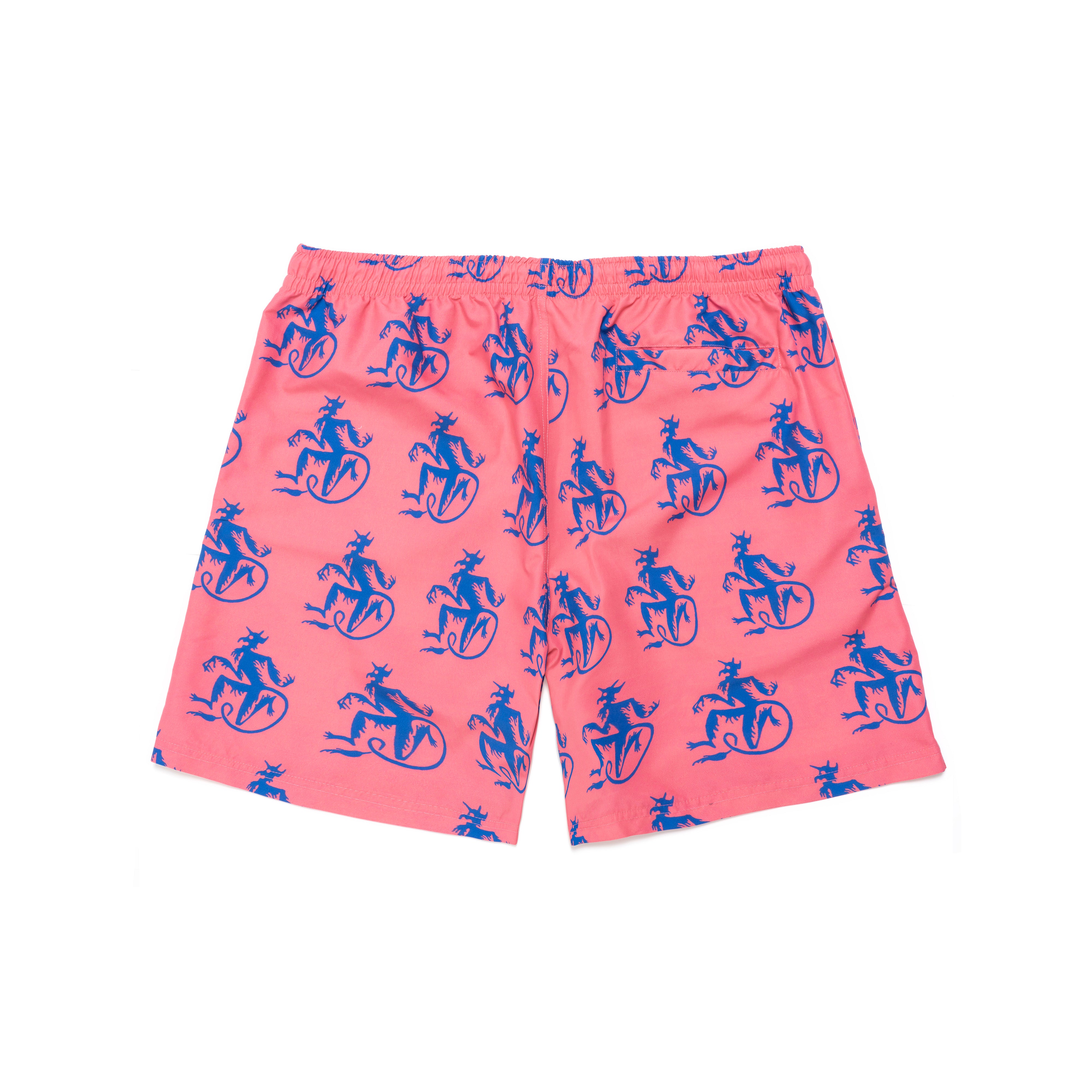 Civilist Krampus Shorts - Coral