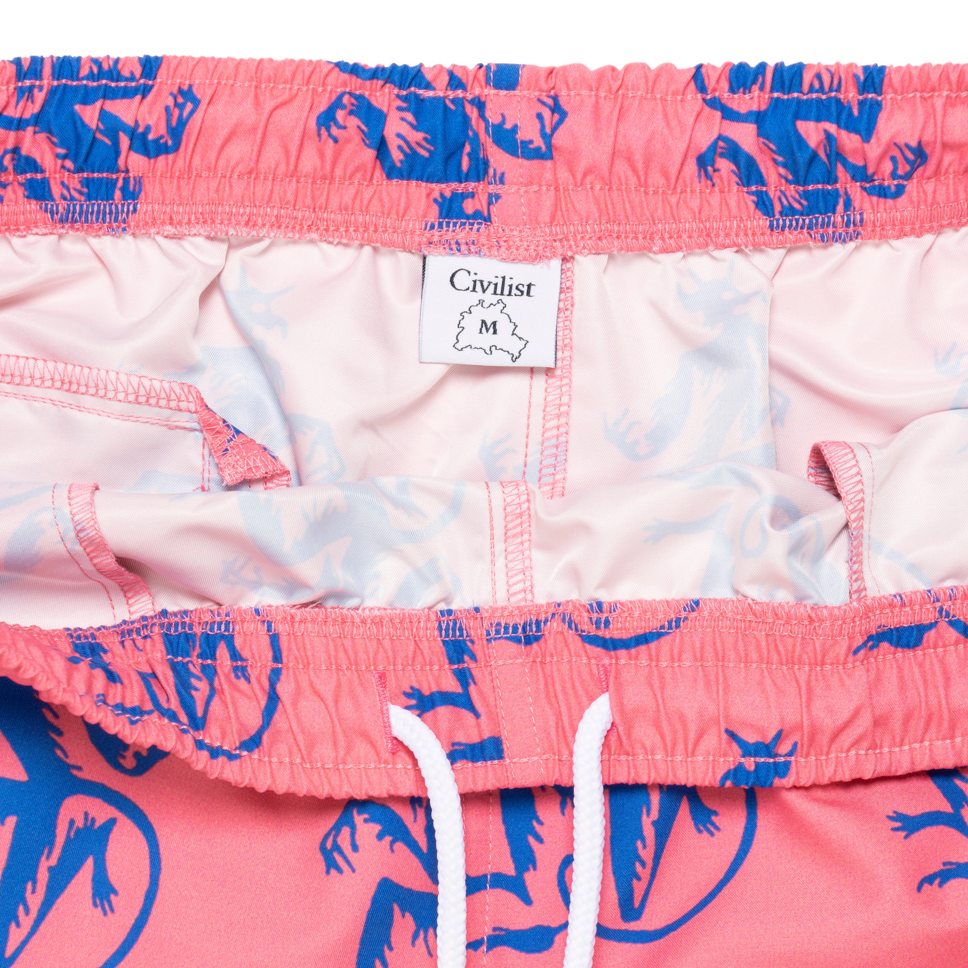 Civilist Krampus Shorts - Coral