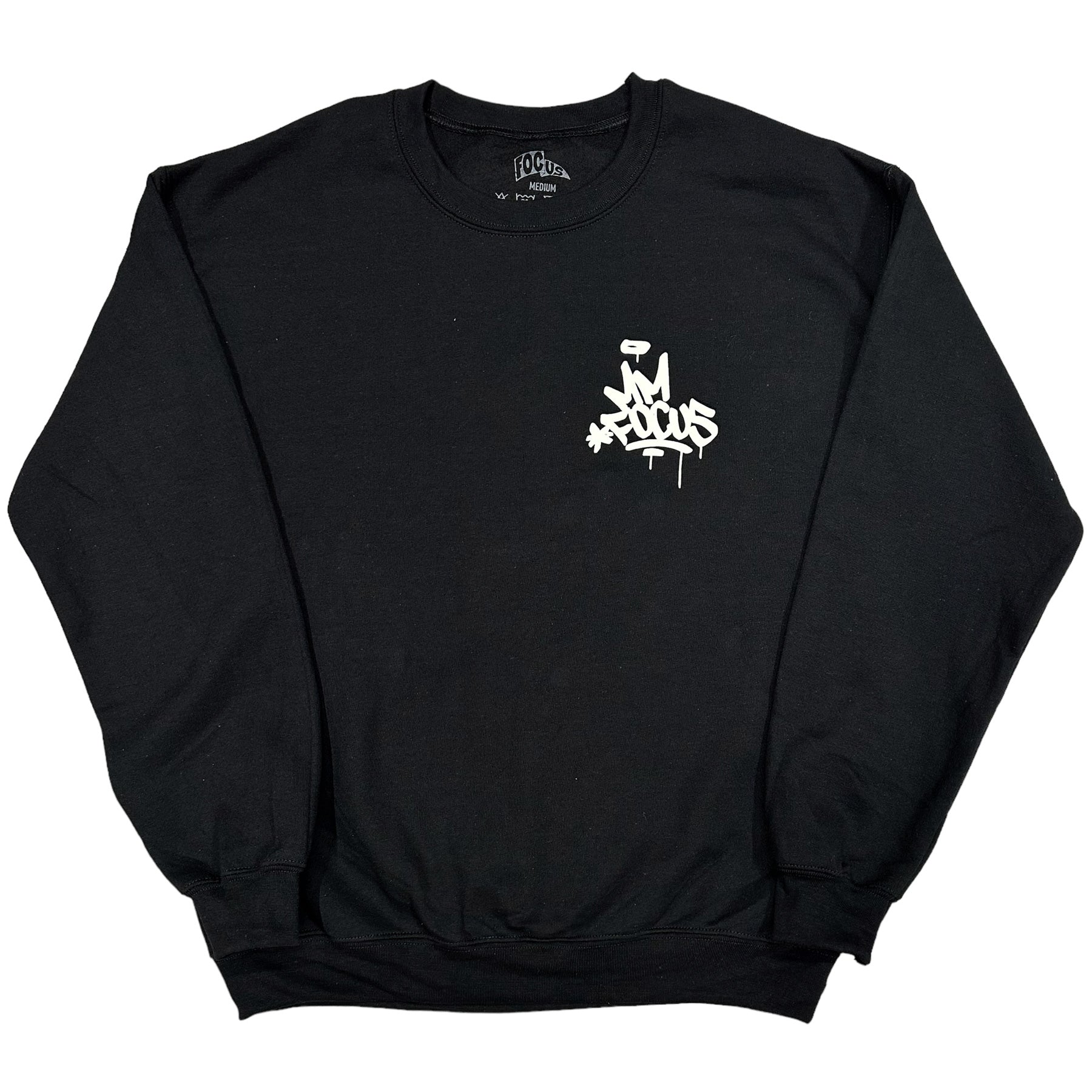 Focus MM Focus Crewneck Sweatshirt - Black