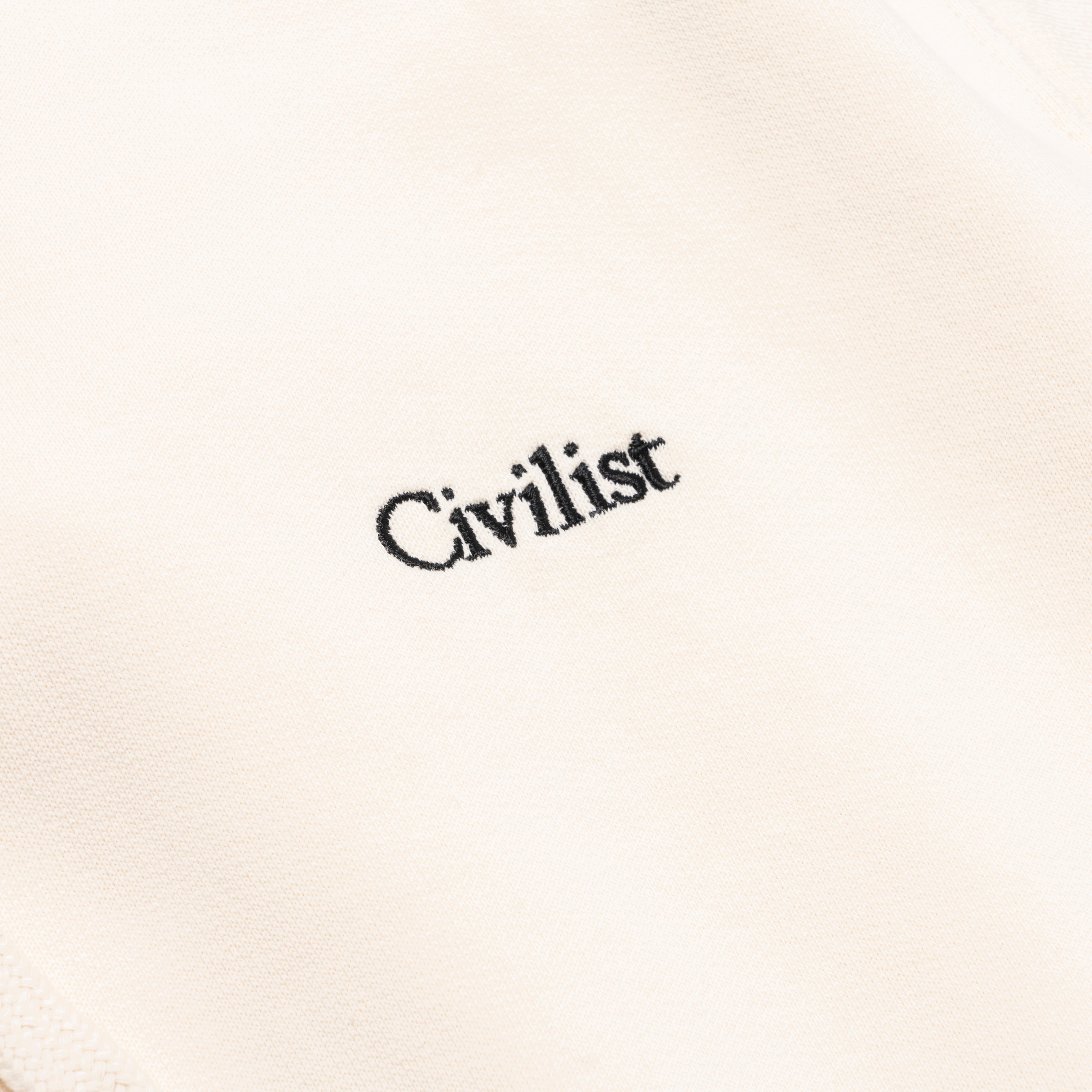 Civilist Mini Logo Hooded Sweatshirt - Pristine
