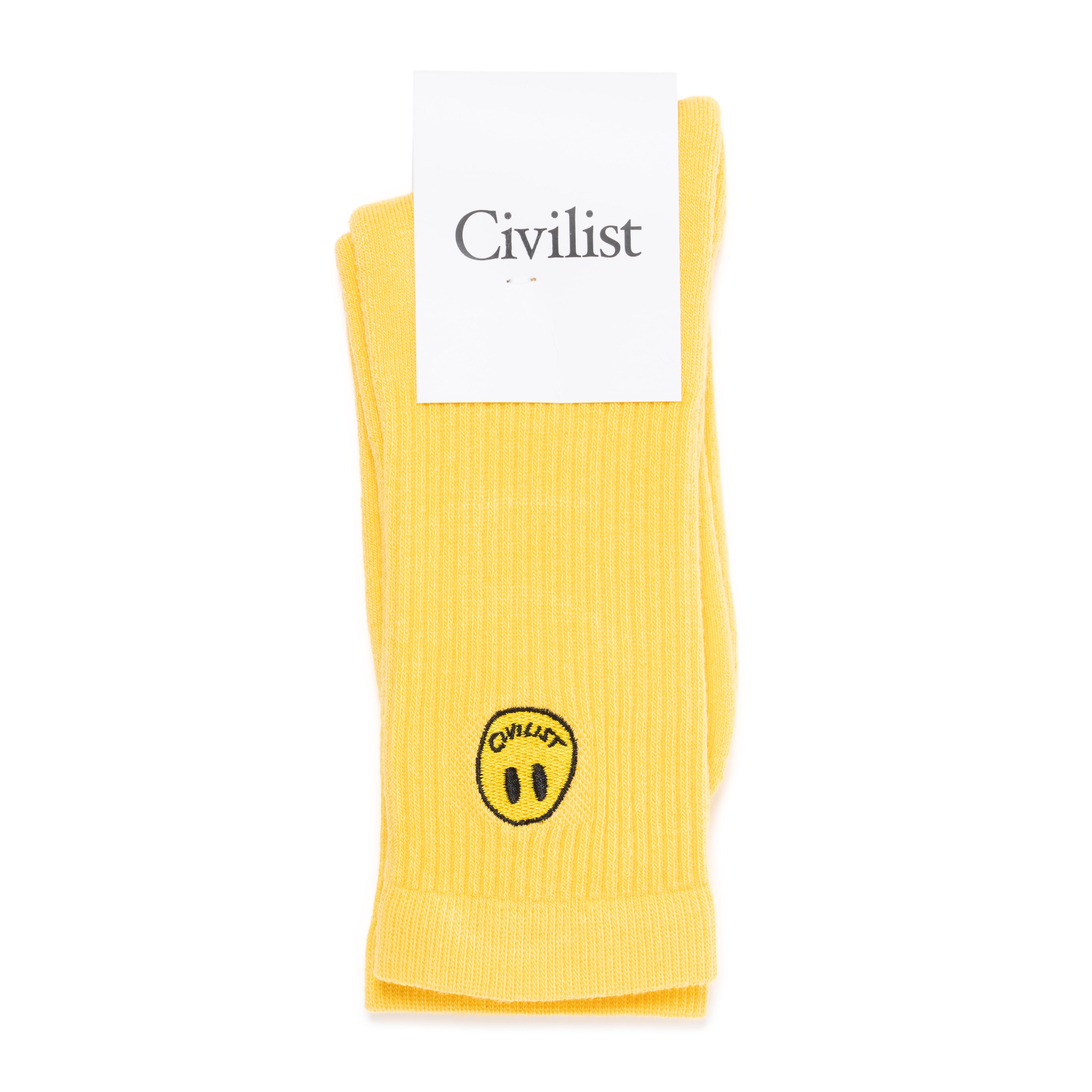 Civilist Mini Smiler Socks - Yellow