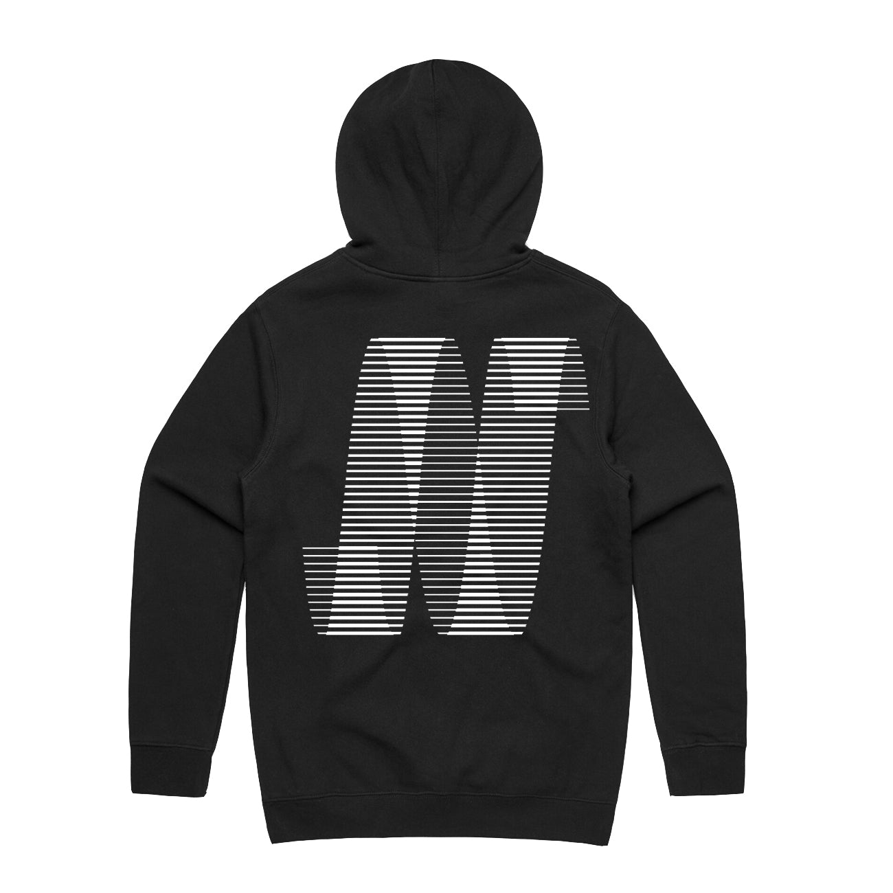 North N Logo Hooded Sweatshirt - Black/White