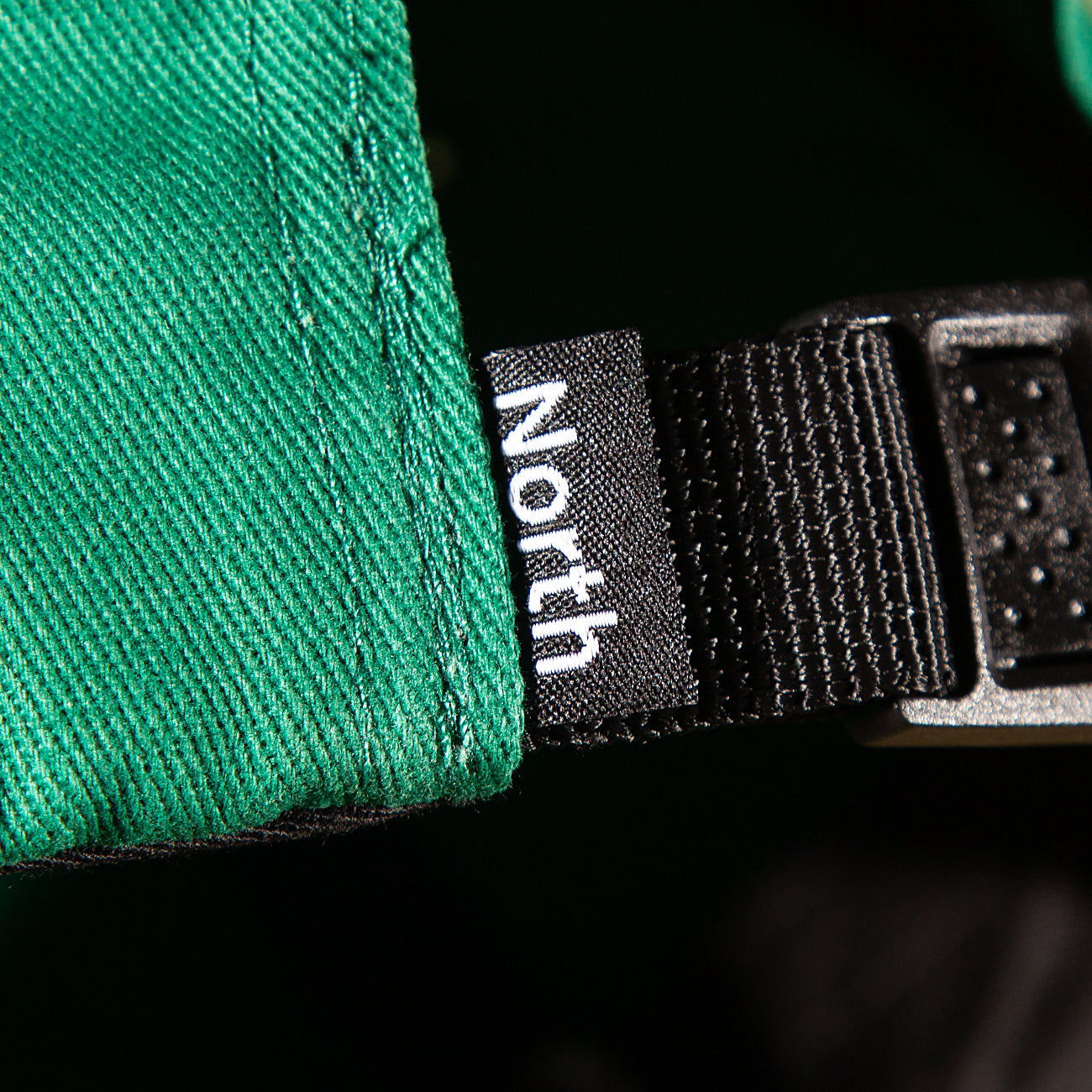 North N Logo Two Tone Cap - Green/Navy