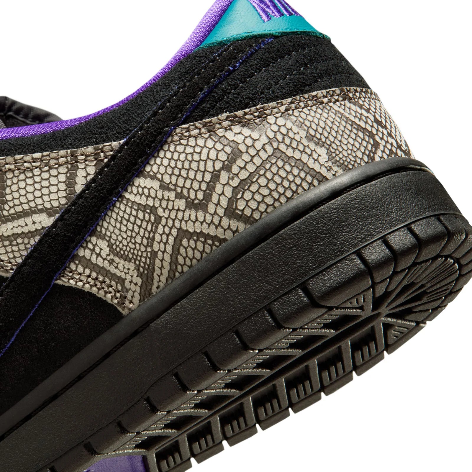 Nike SB Dunk Low Pro x Dashawn Jordan Shoes - String/Black-Bright Spruce-Fierce Purple