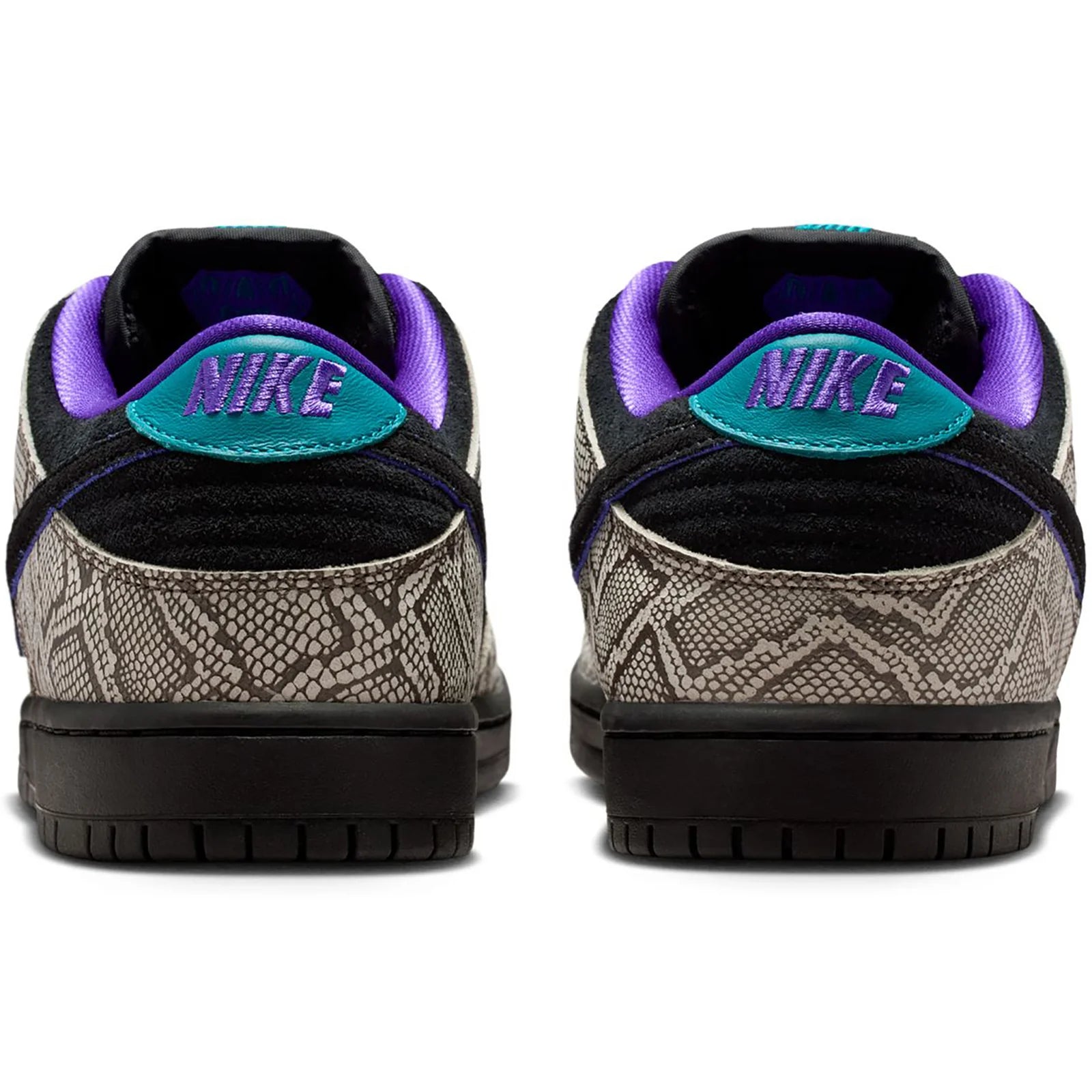 Nike SB Dunk Low Pro x Dashawn Jordan Shoes - String/Black-Bright Spruce-Fierce Purple