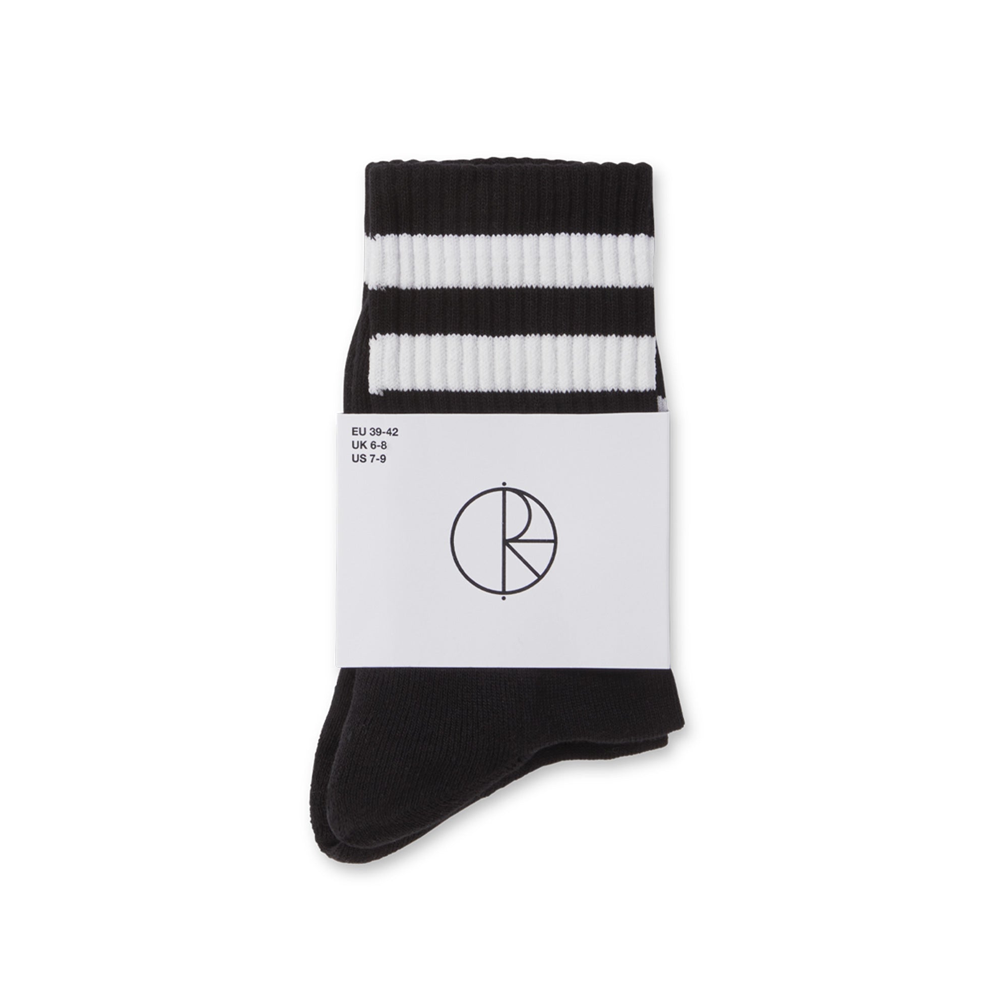 Polar Happy Sad Socks Long - Black