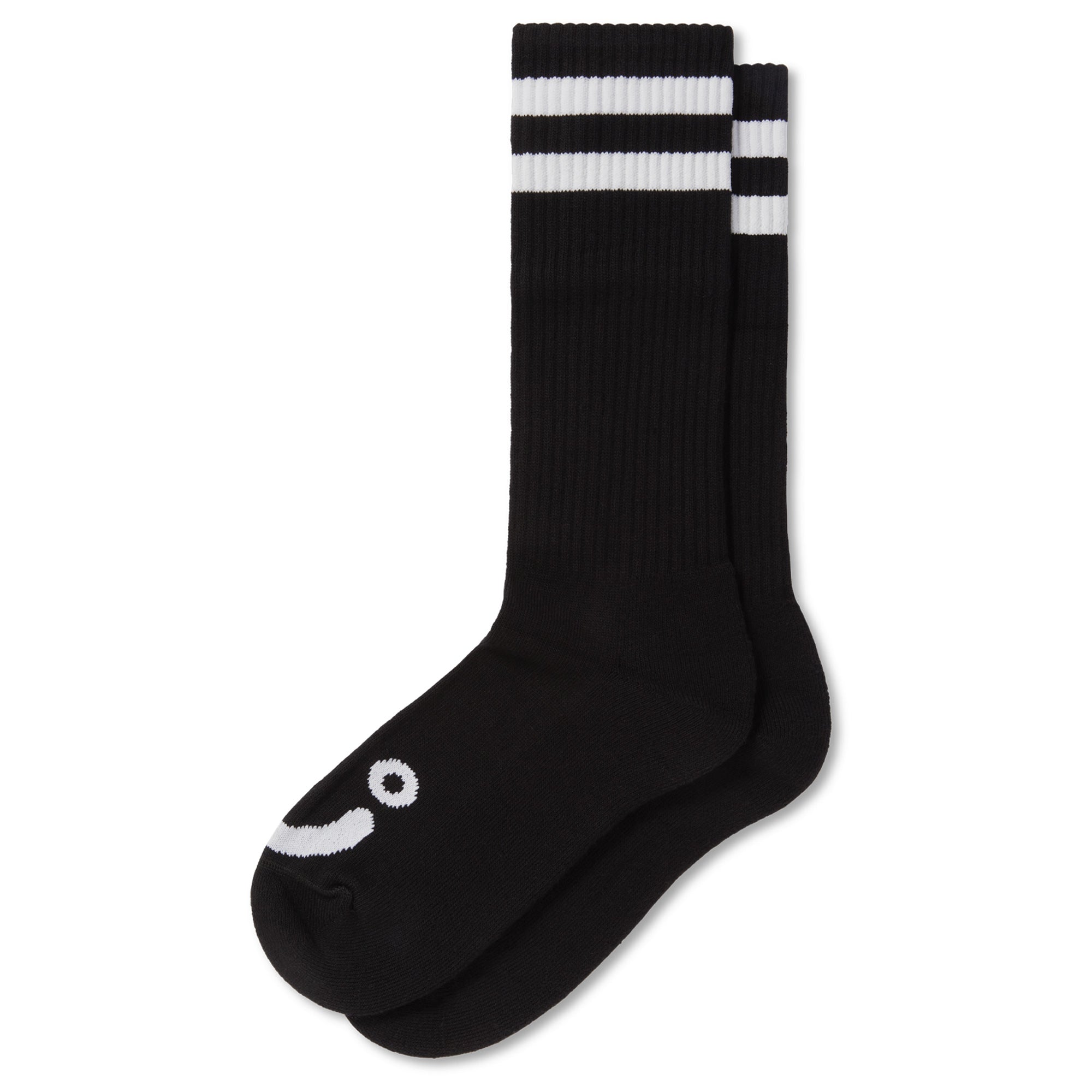 Polar Happy Sad Socks Long - Black