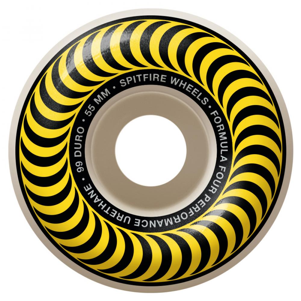 Spitfire Formula Four Classic Wheels 99a Yellow - 55mm