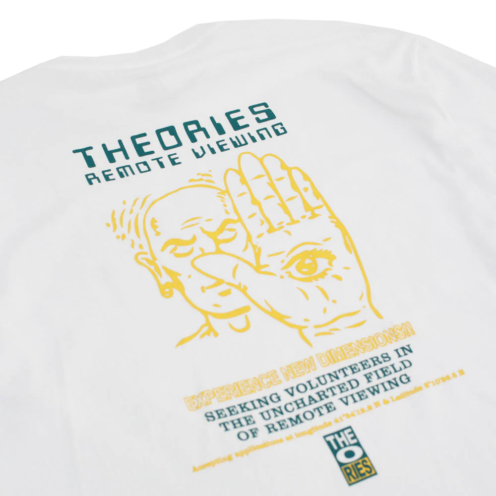 Theories Of Atlantis Remote Viewing Long Sleeve T-shirt - White
