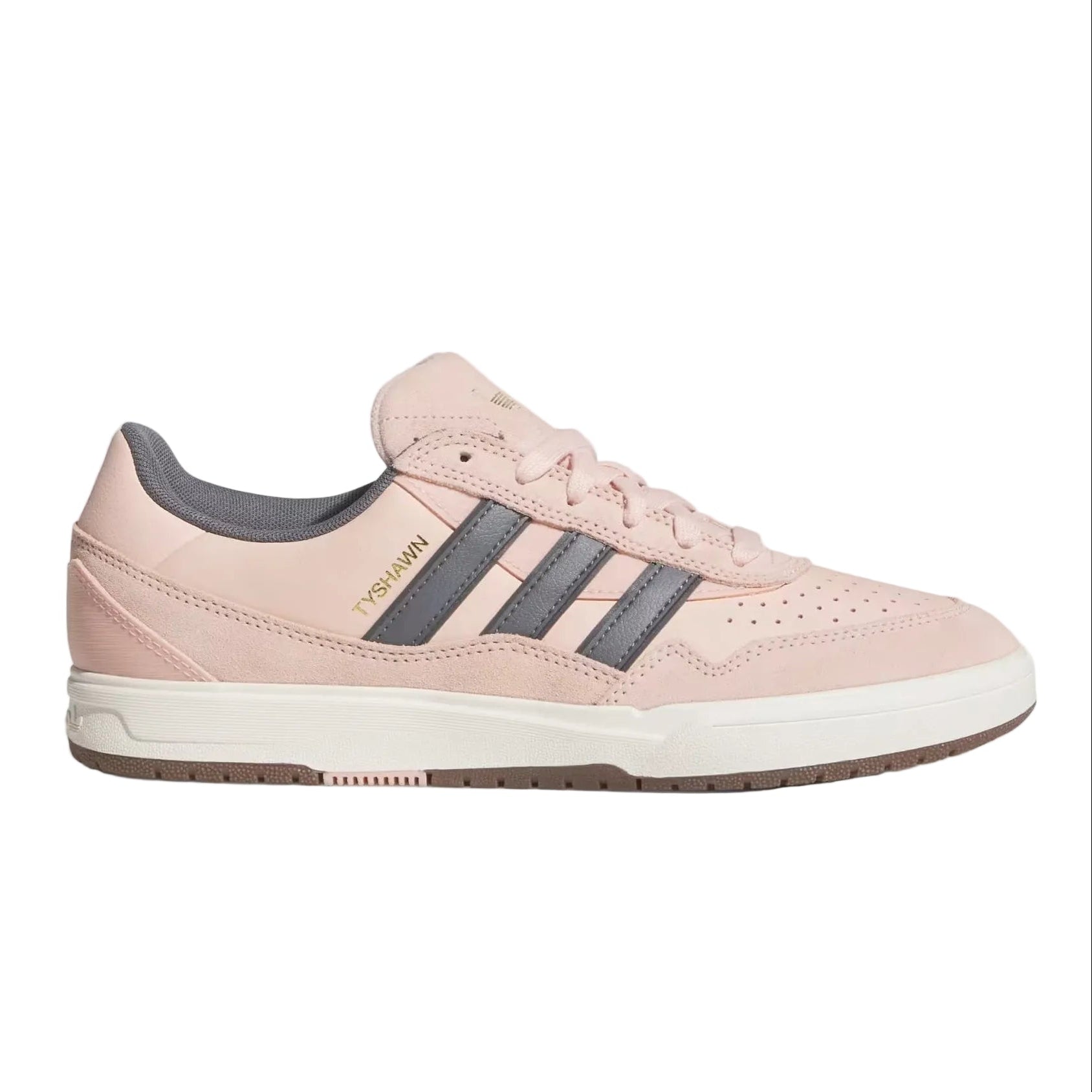 Adidas Skateboarding Tyshawn II Shoes - Blush Pink/Grey Five/Chalk White