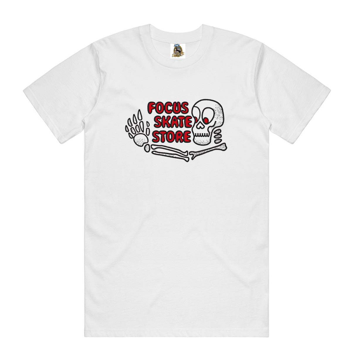 Focus Old Bony Fingers T-shirt - White