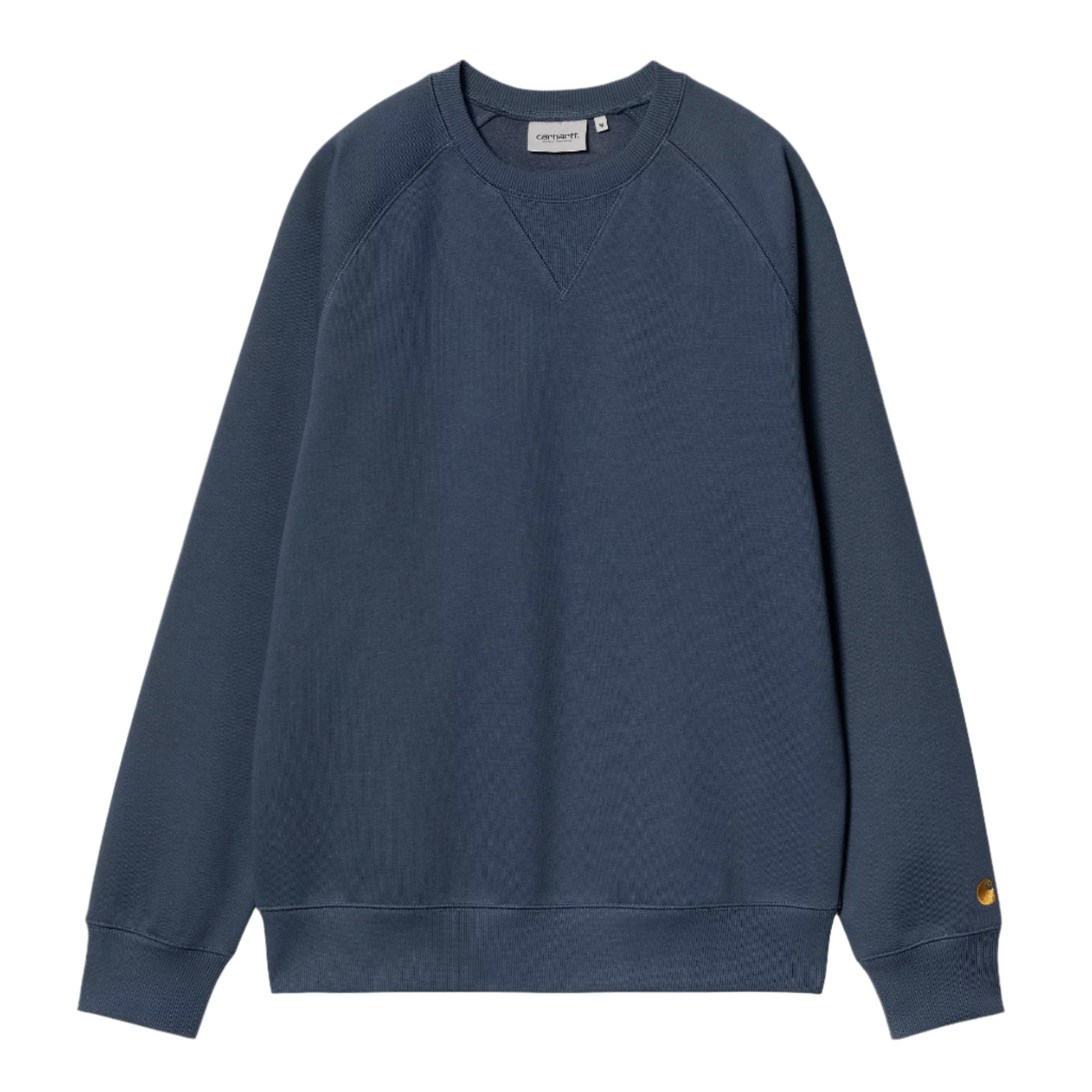 Carhartt WIP Chase Sweatshirt - Dusky Blue/Gold