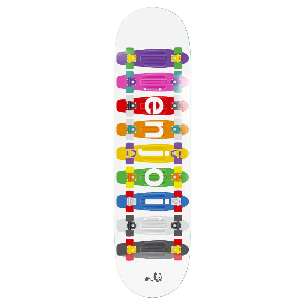 Enjoi Big Box Plastic Spectrum R7 Deck - White 8.25"