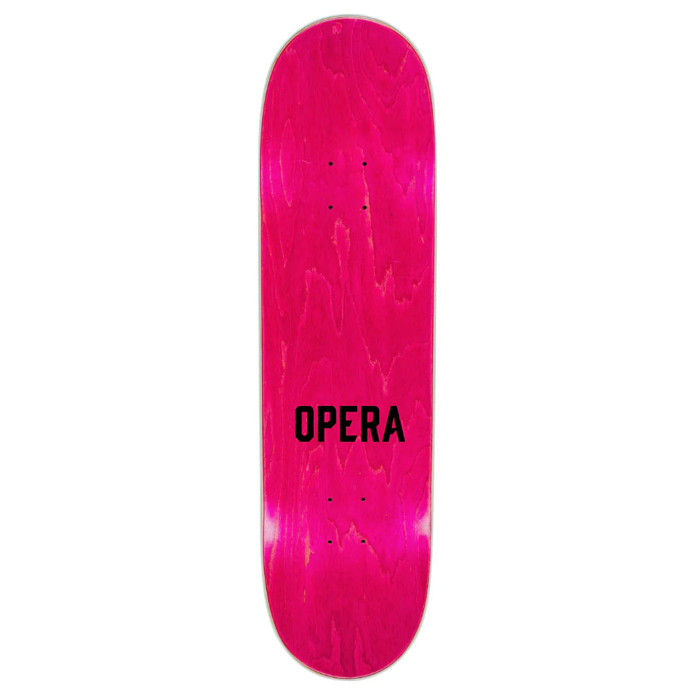 Opera Skateboards Face EX7 Deck Yellow Holographic - 8.5"