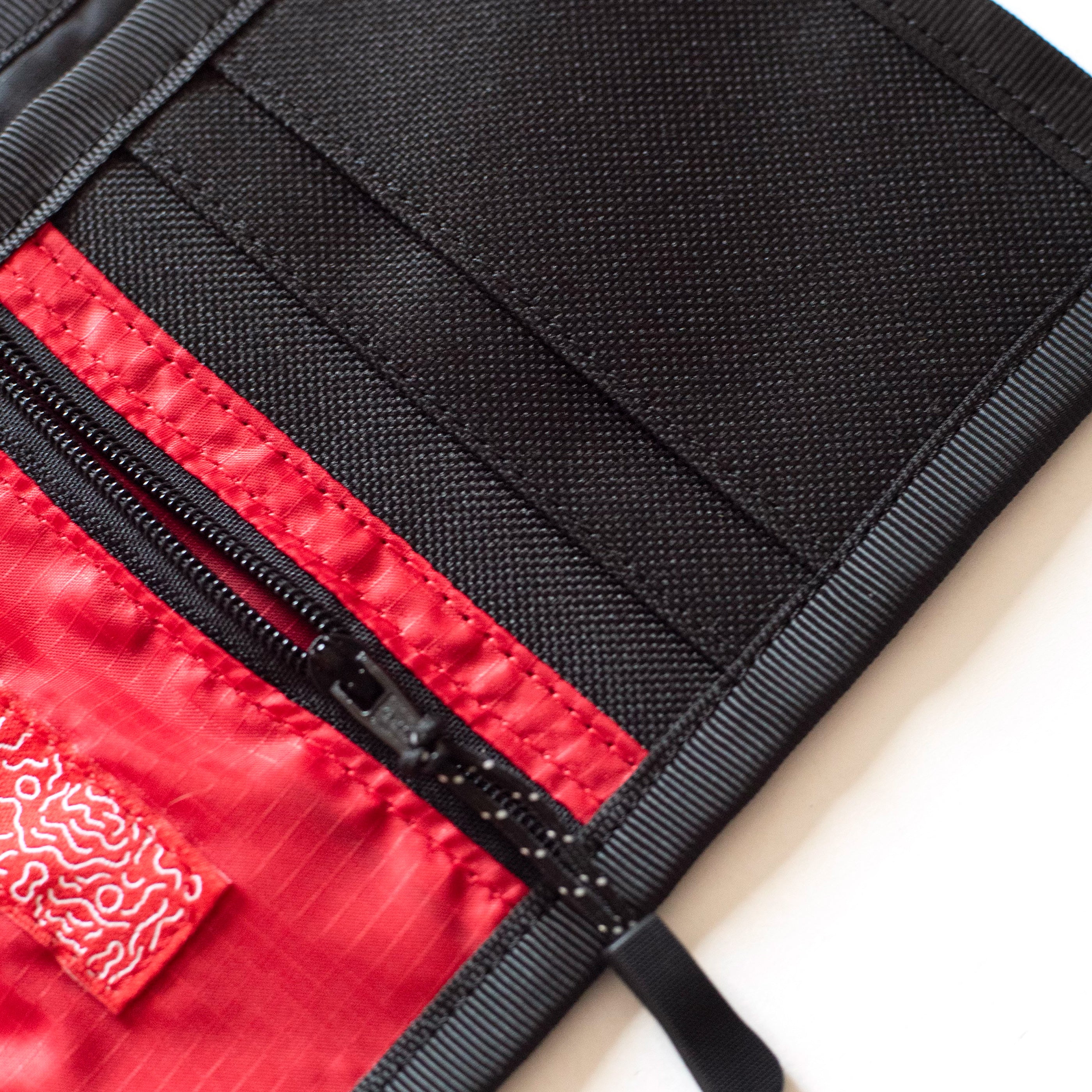 Wide Receivers x Nae Bad Simple Wallet - Black/Red