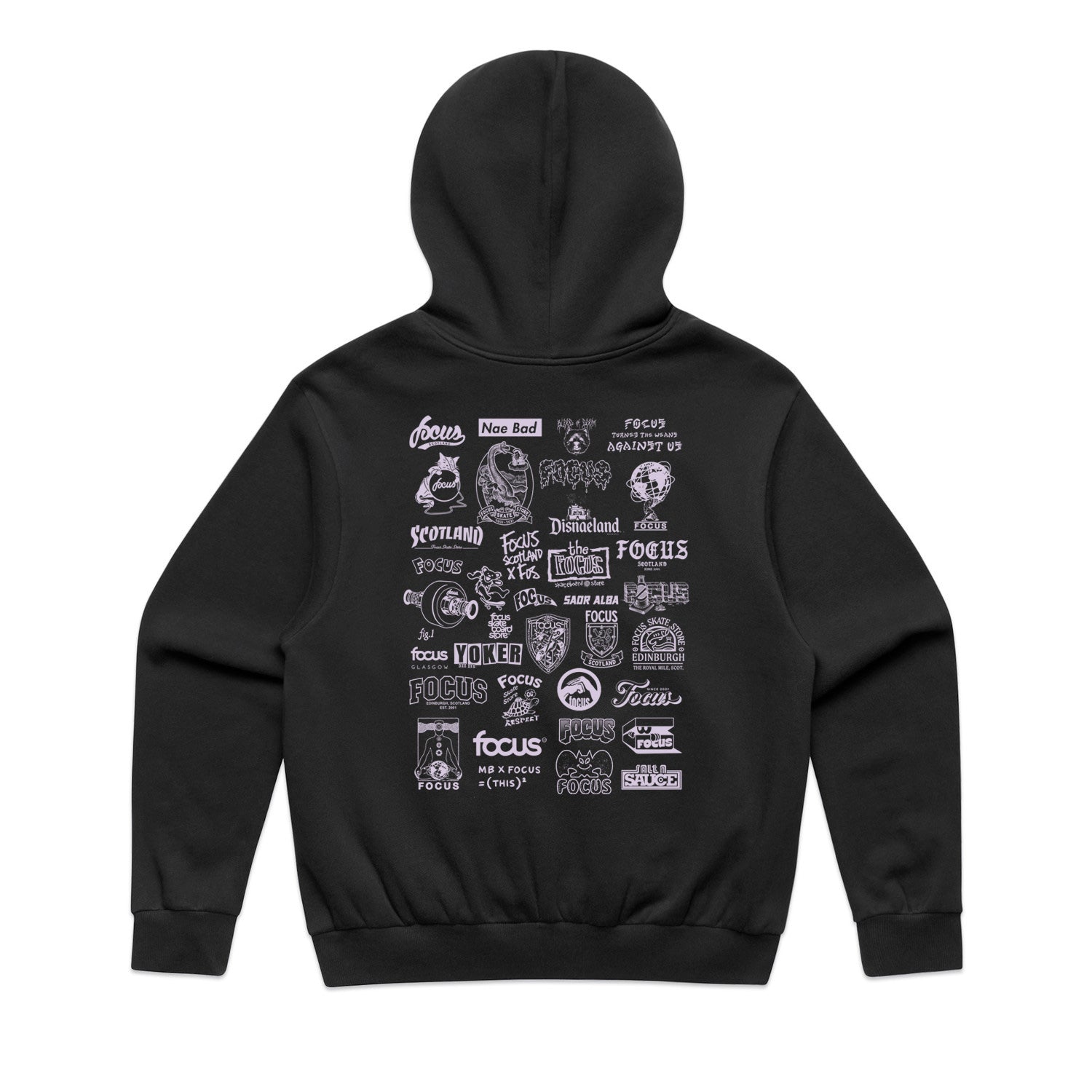 Focus Greatest Hits XXV Hooded Sweatshirt - Black/Light Pink