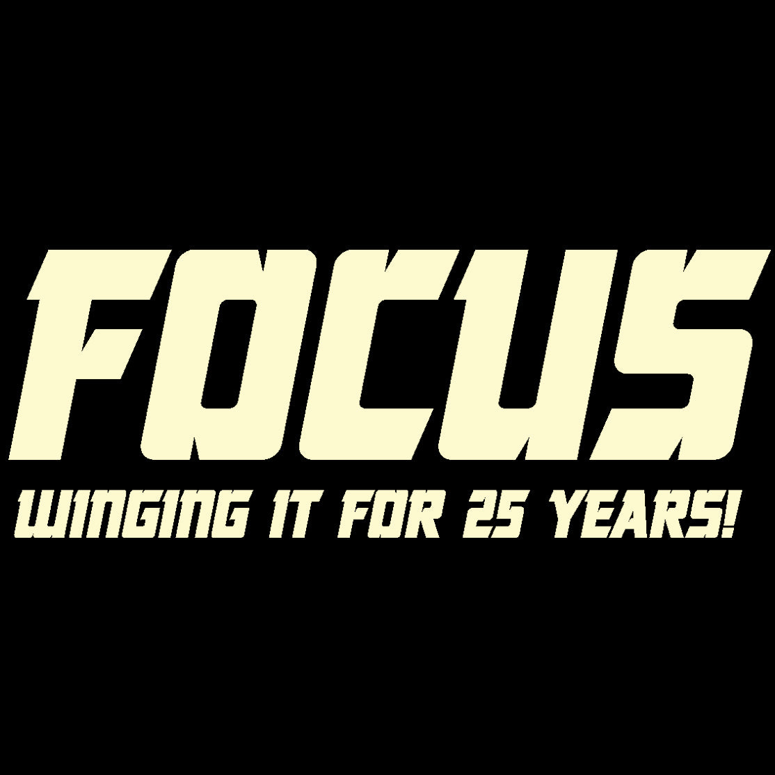 Focus Greatest Hits XXV T-shirt - Black/Cream