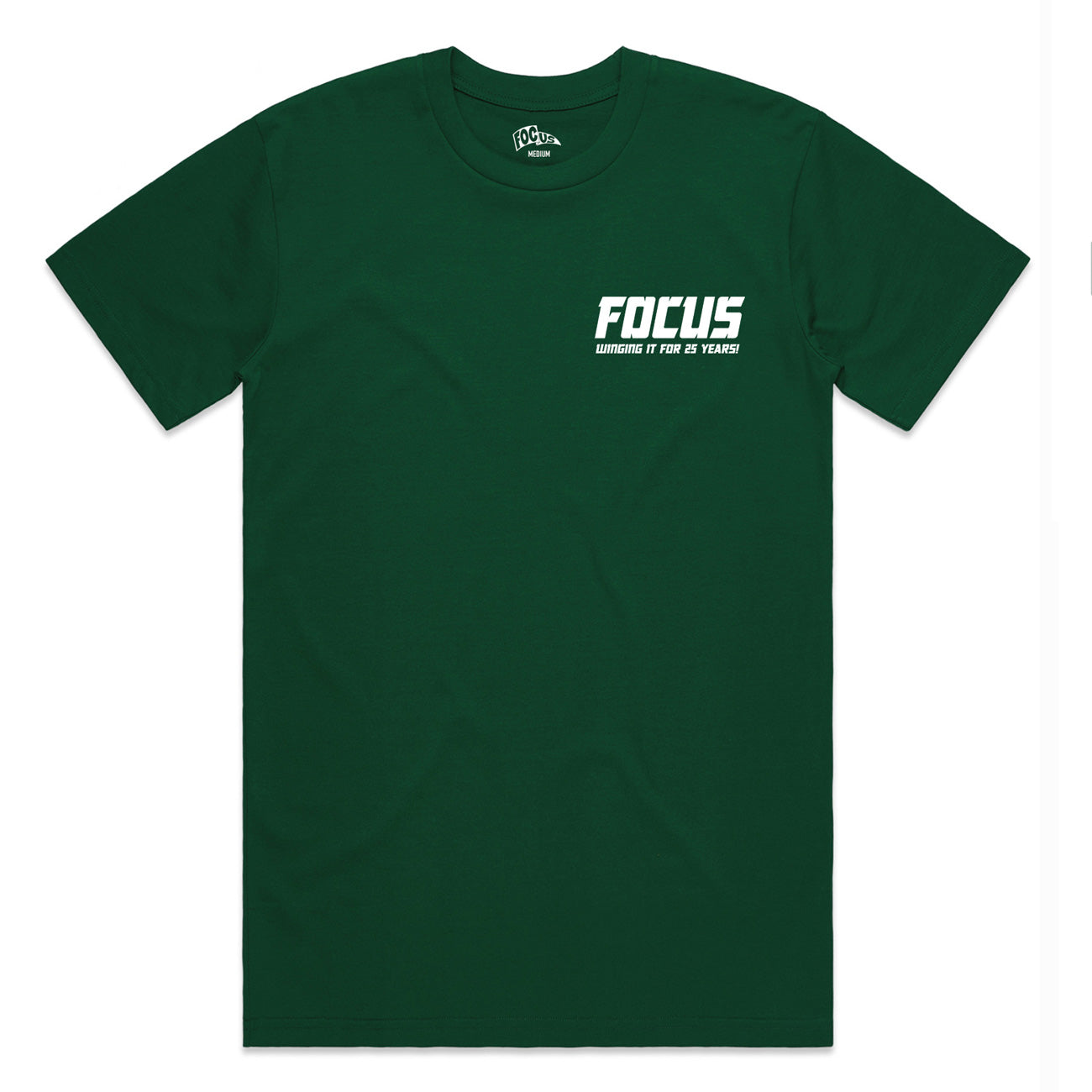 Focus Greatest Hits XXV T-shirt - Forest Green/White